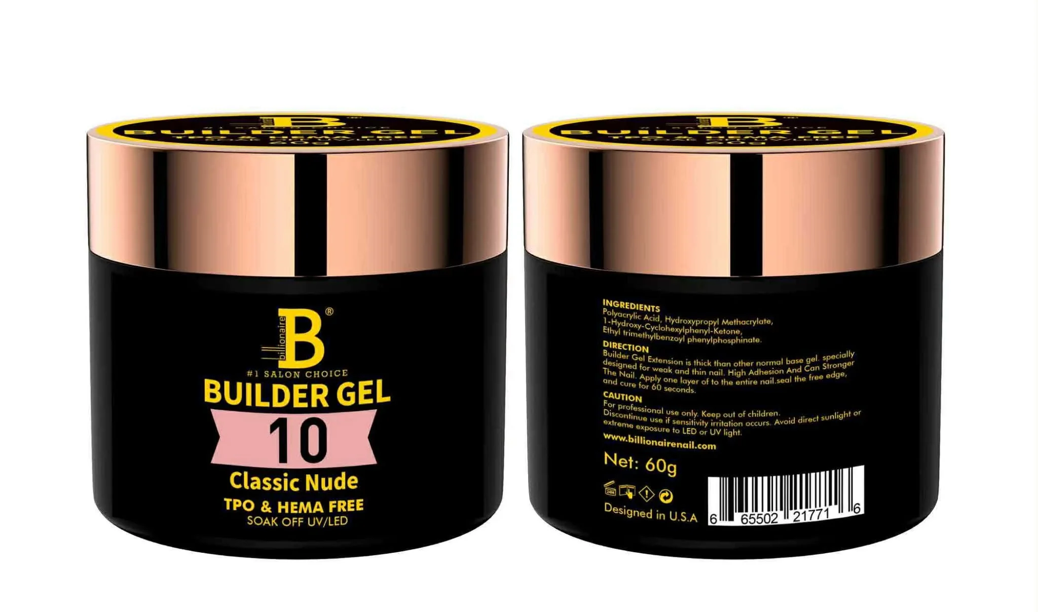 Builder Gel Jar #010 Classic Nude