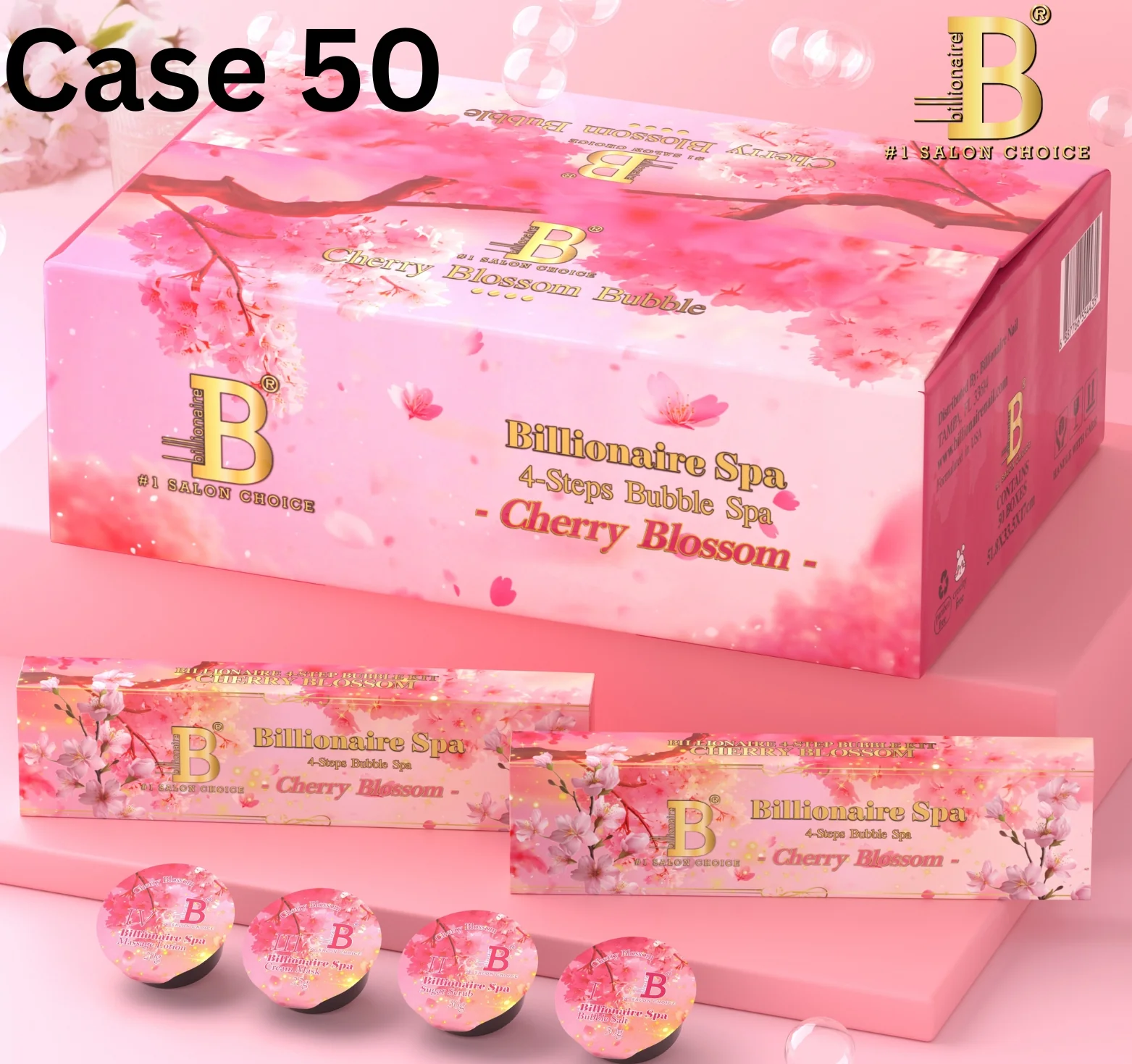 4 Step Bubble - Cherry Blossom CASE - WS