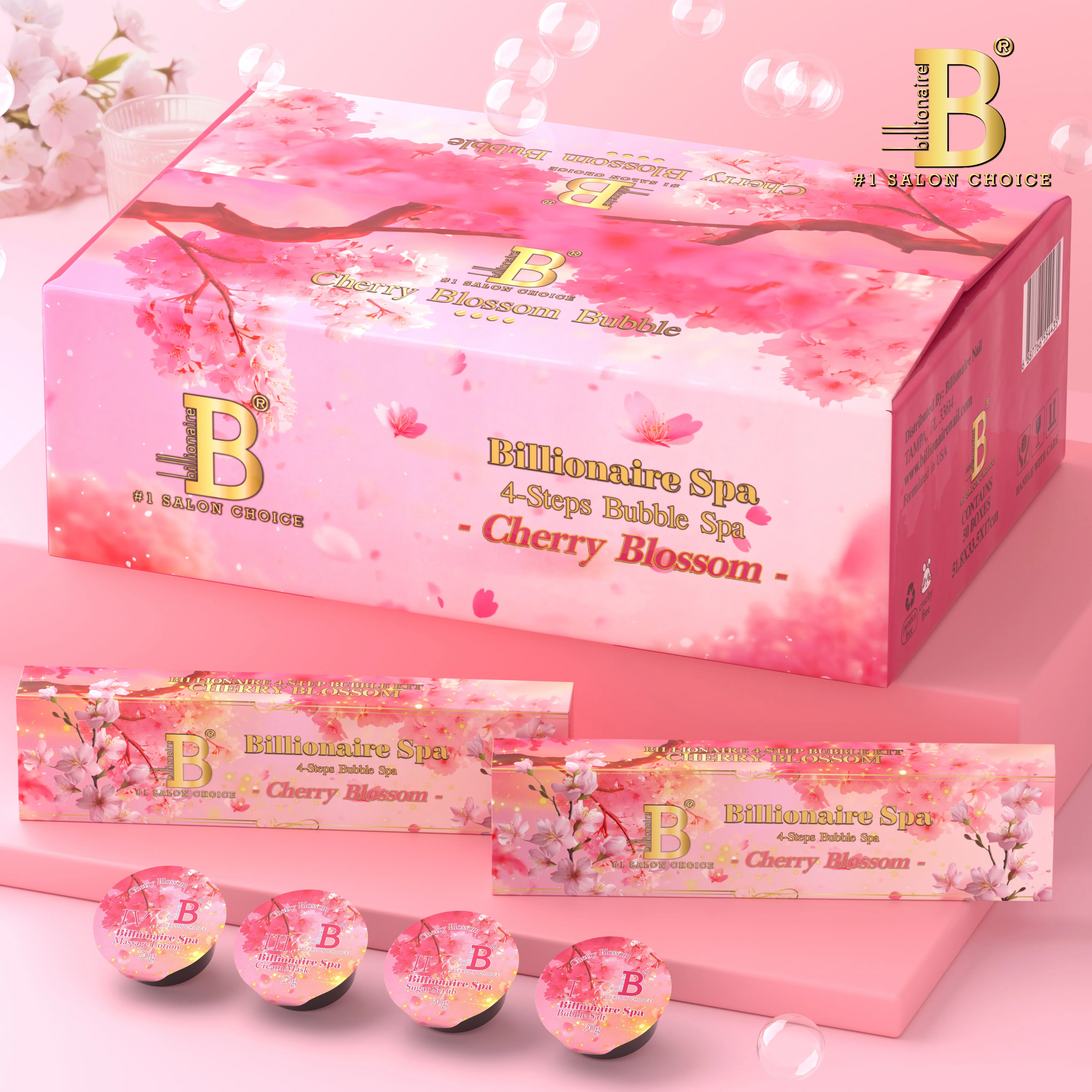 4 Step Bubble - Cherry Blossom - WS