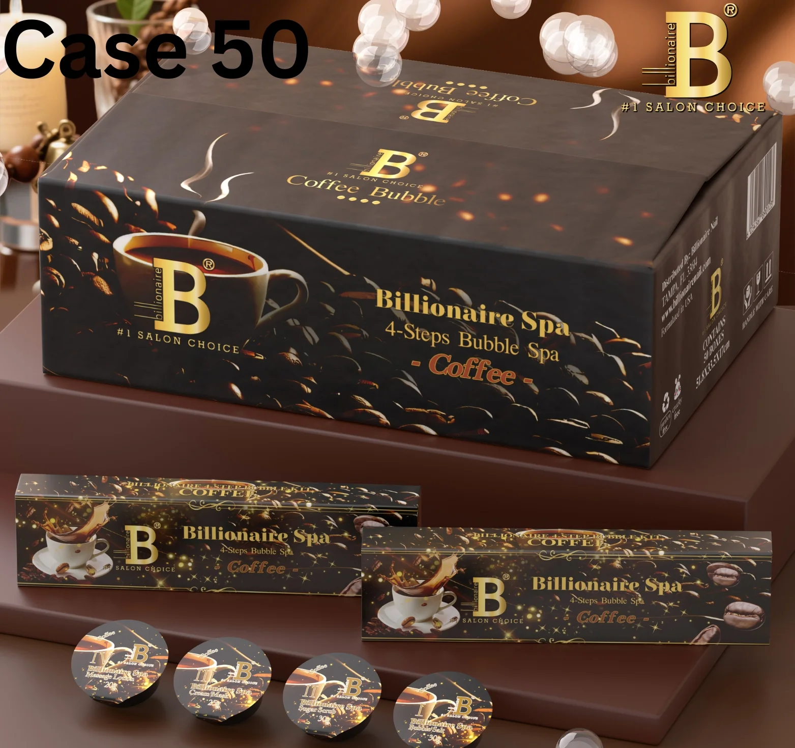 4 Step Bubble - Coffee CASE - WS