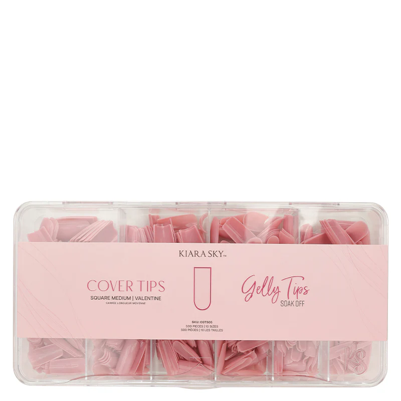 Gelly Tips - Square Medium - Valentine