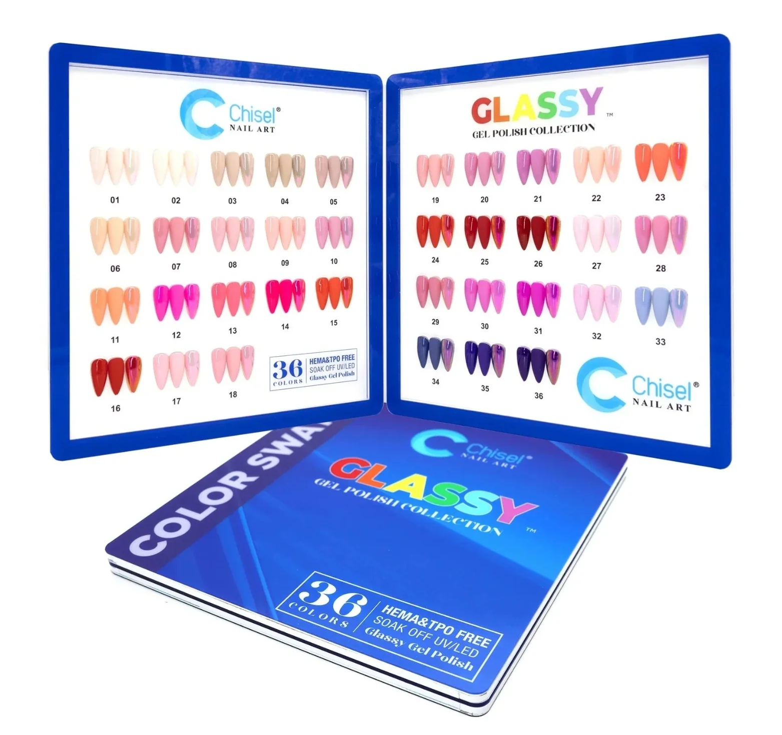 Gel Polish Glassy Collection 36 Colors - WS