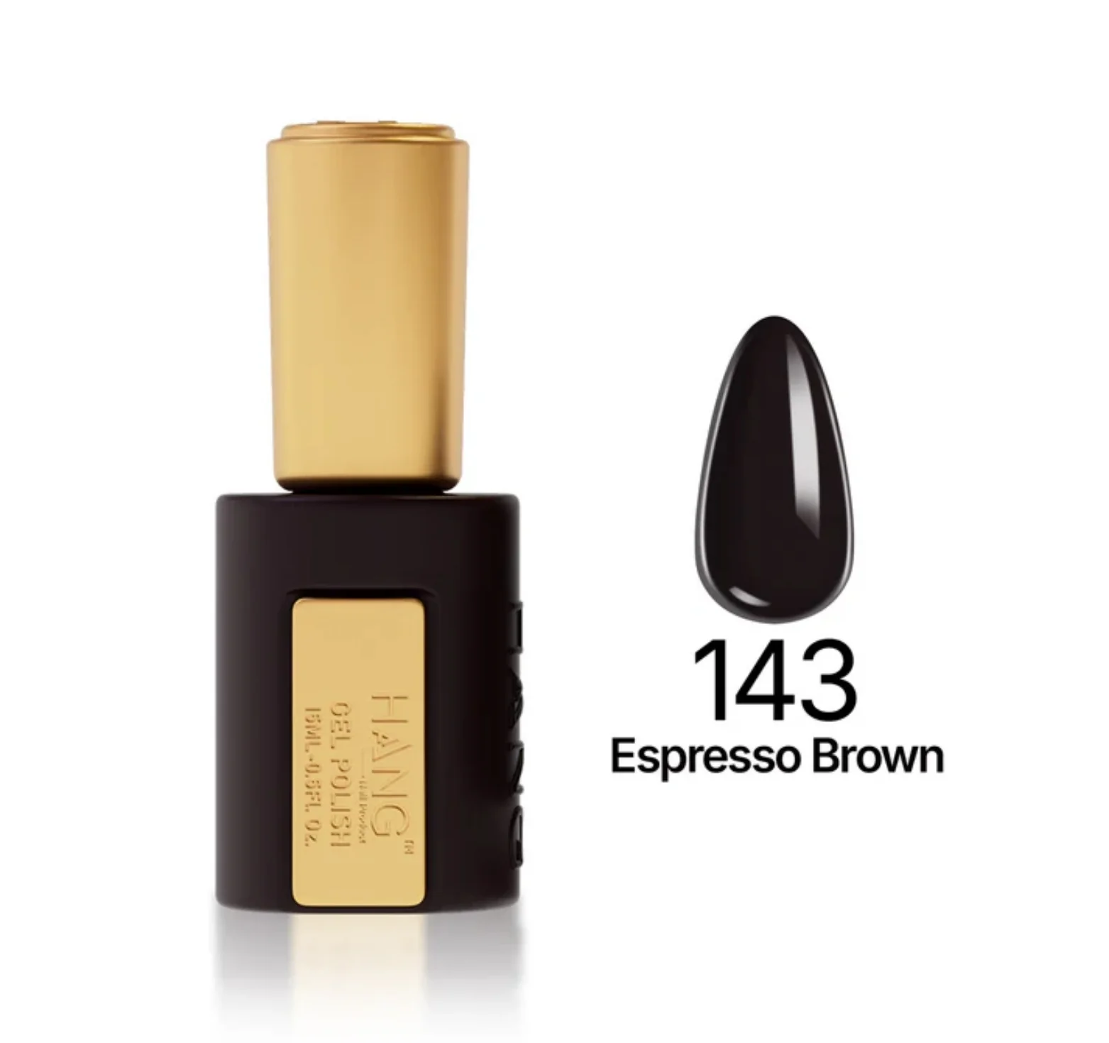 Gel Polish Premium Fall #143 Espresso Brown - WS
