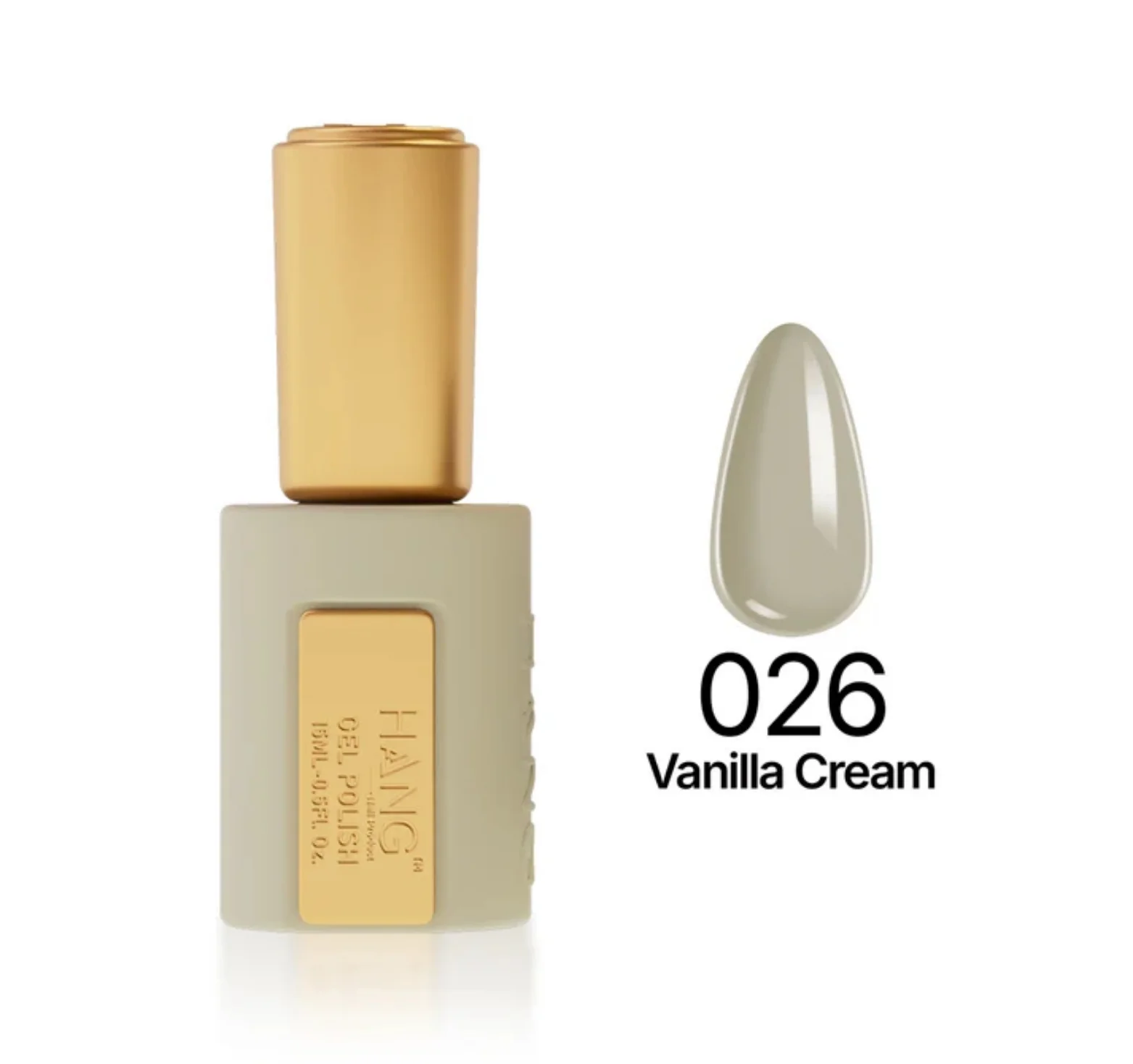 Gel Polish Premium Spring #026 Vanilla Cream - WS