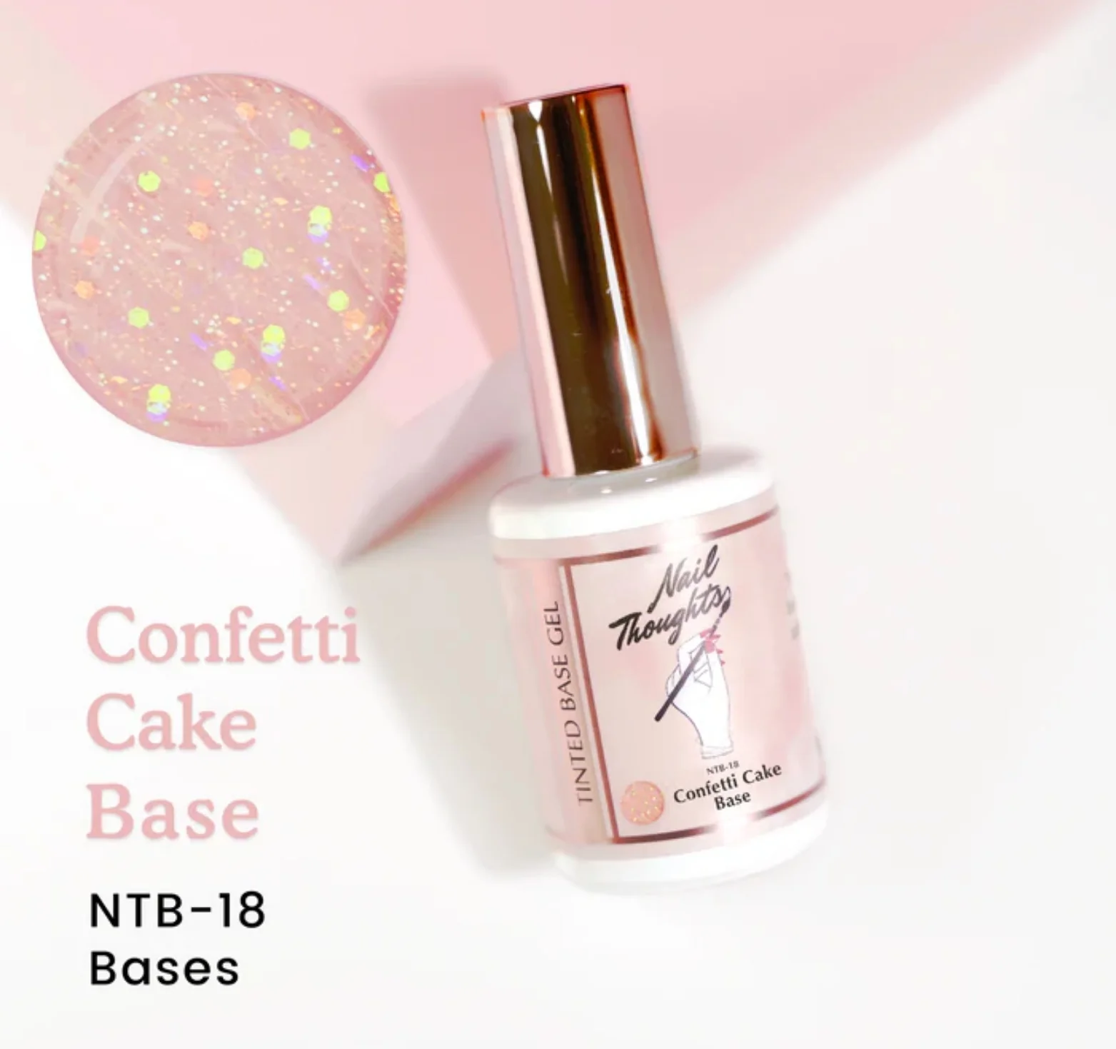Nail Thoughts Confetti Cake Base