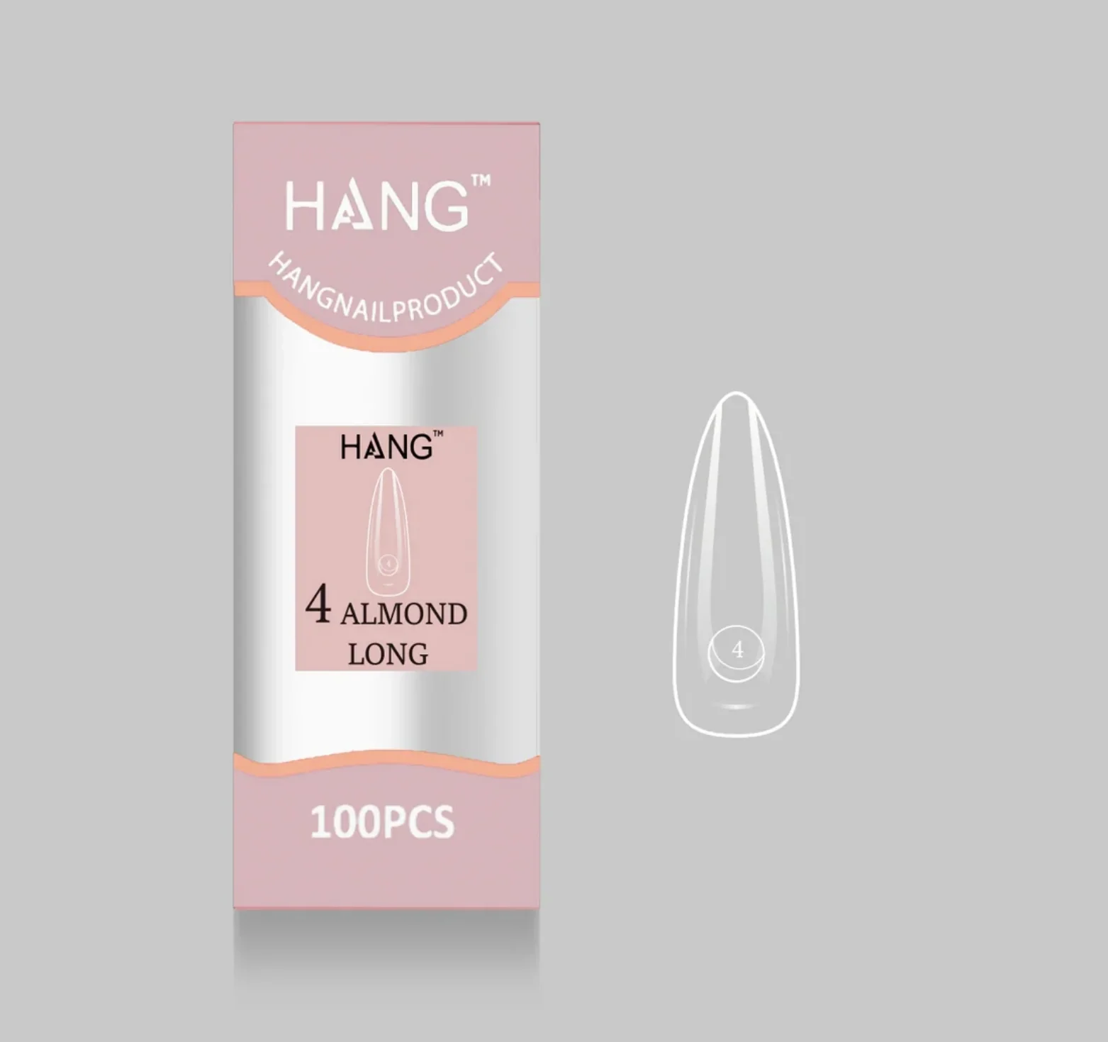 Flex-Gel EX Natural Almond Long #4