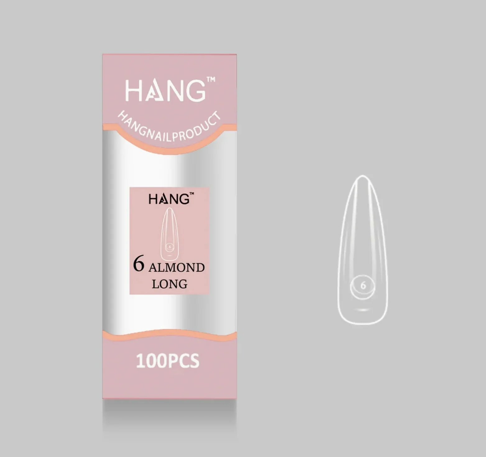 Flex-Gel EX Natural Almond Long #6 - WS