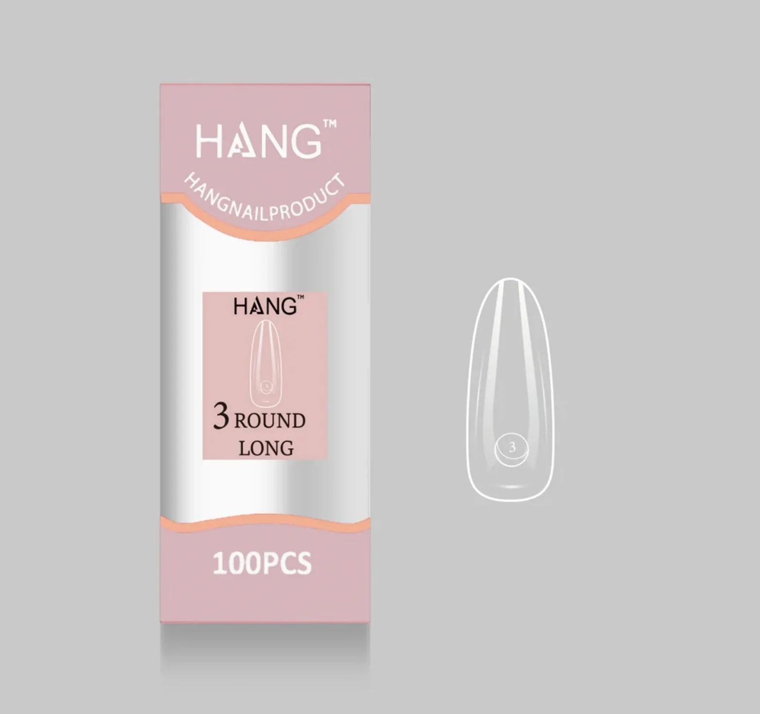 Flex-Gel EX Natural Round Long #3 - WS