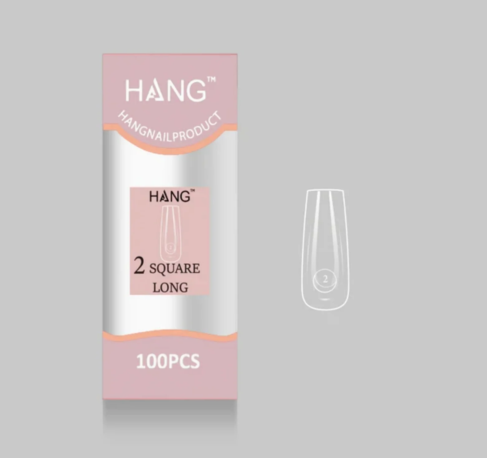 Flex-Gel EX Natural Square Long #2