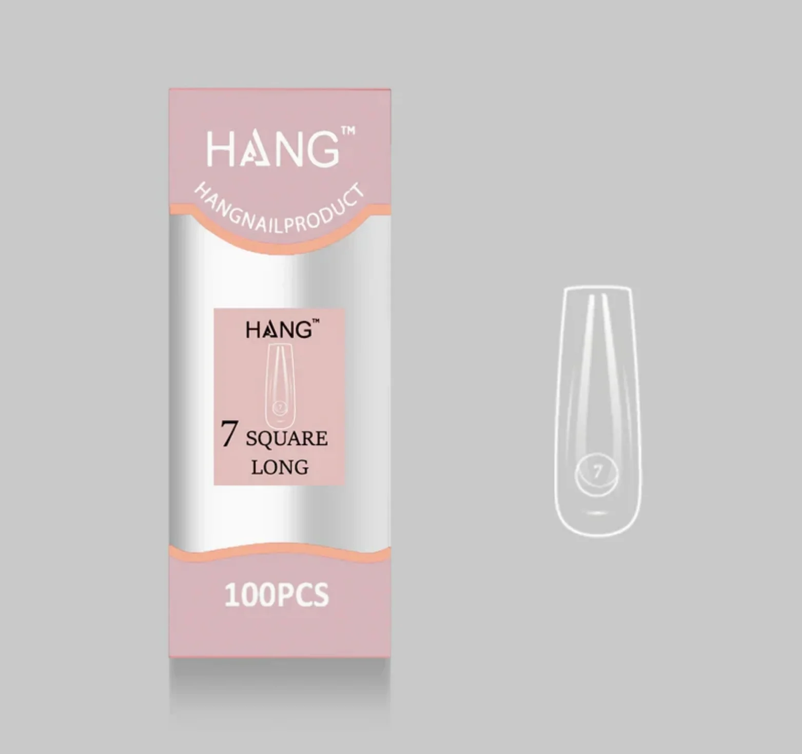 Flex-Gel EX Natural Square Long #7