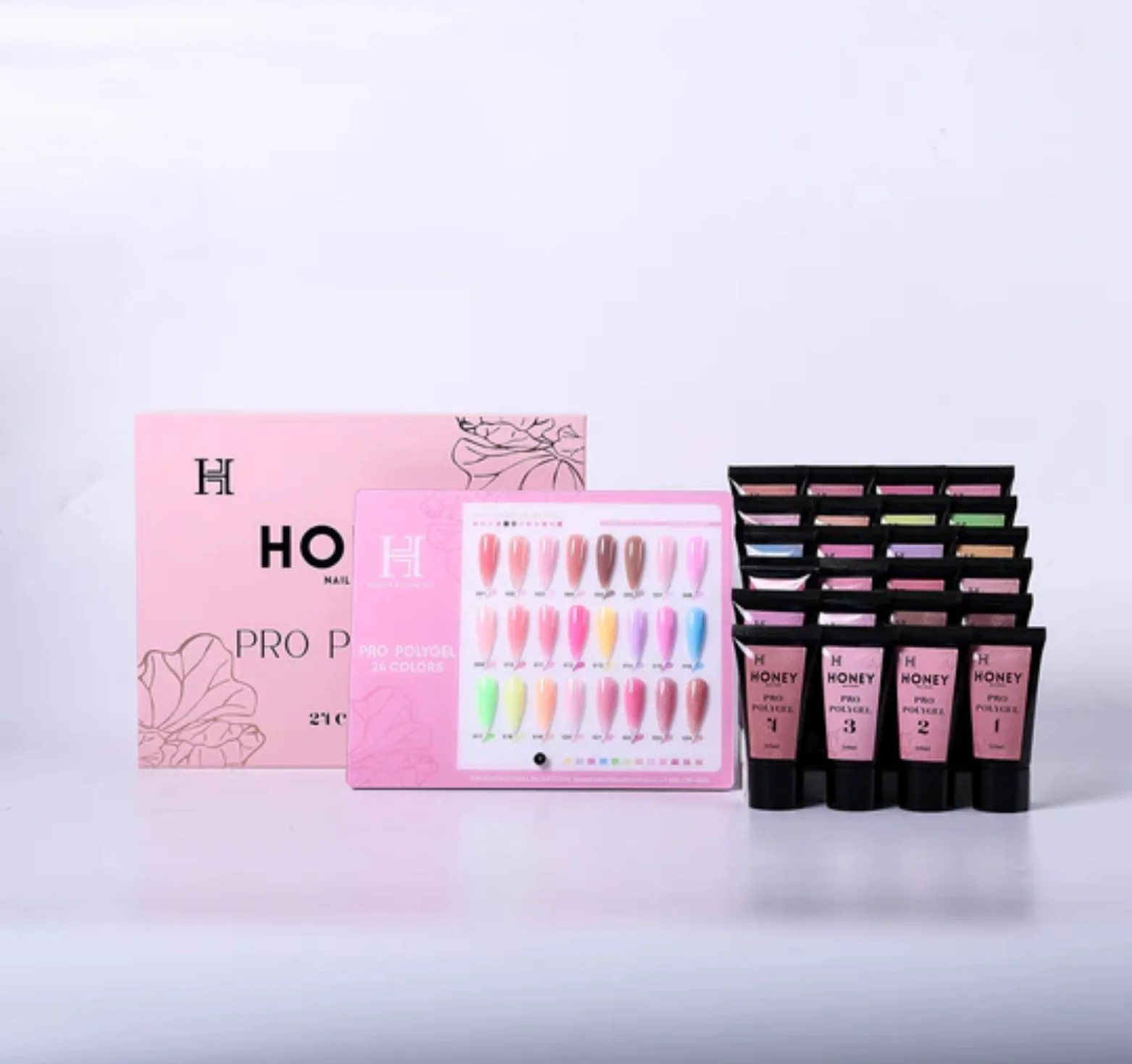 Pro Polygel Collection 24 Colors - WS