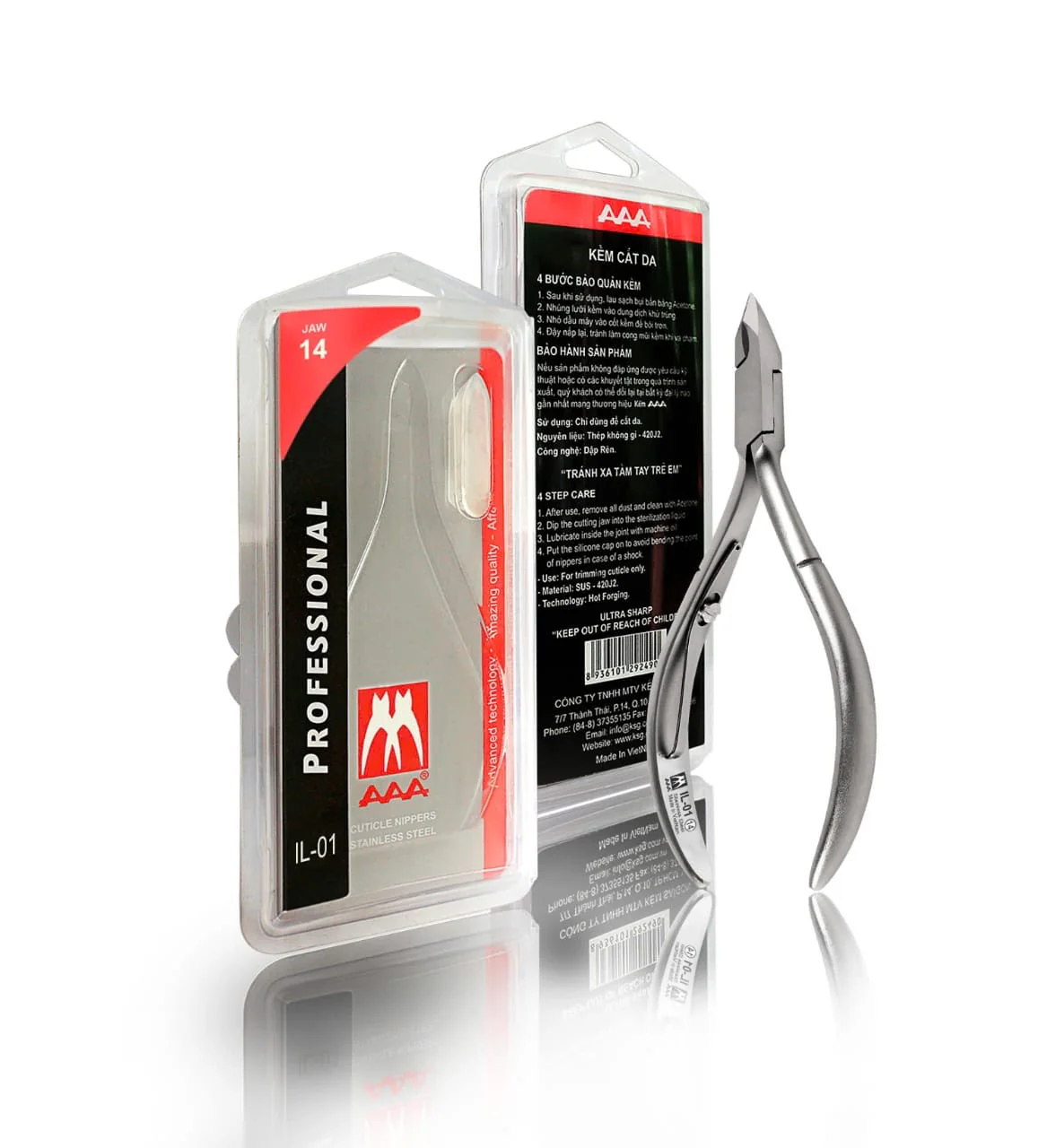 Cuticle Nipper IL-01 Jaw 14 Single - WS
