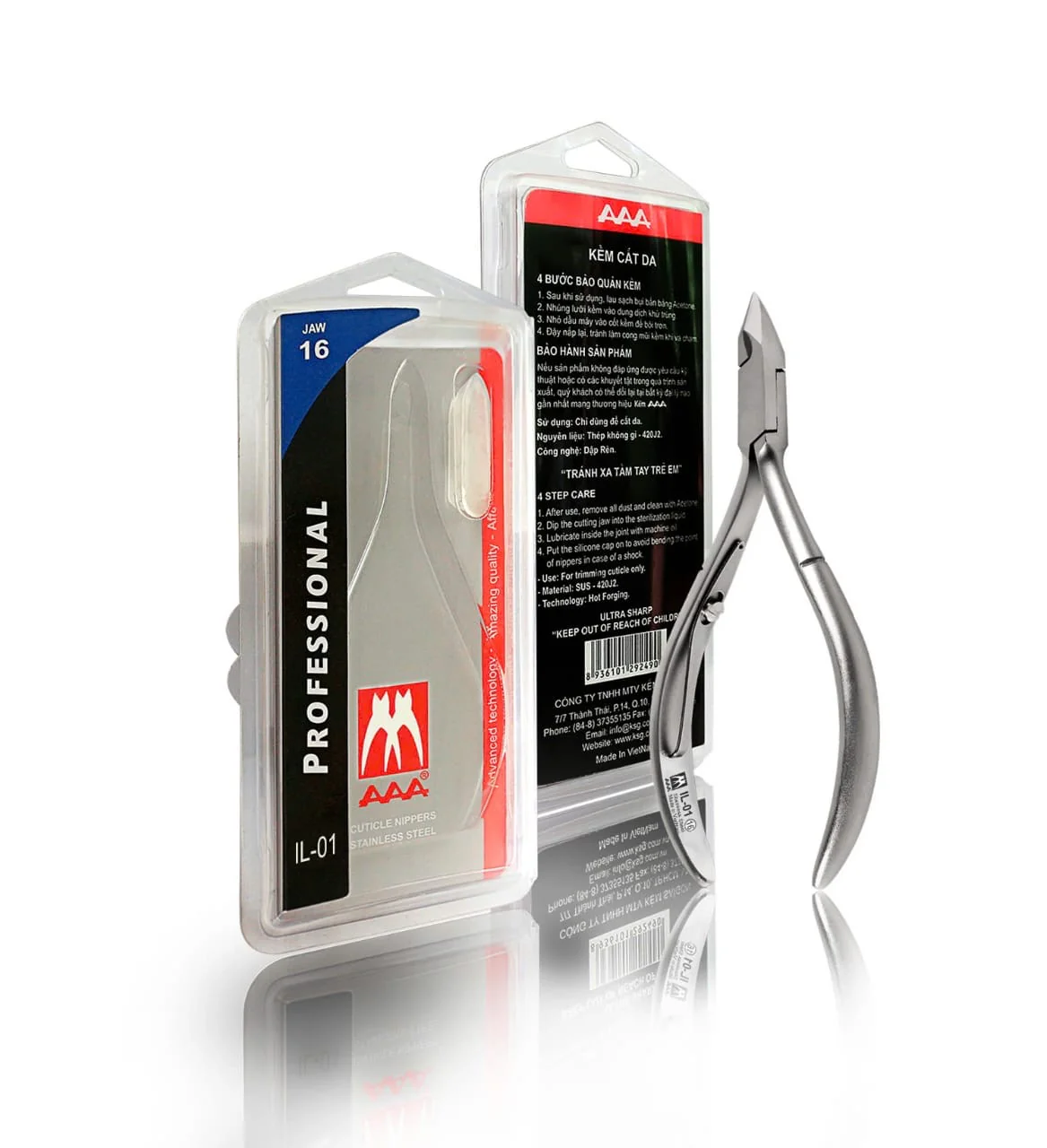 Cuticle Nipper IL-01 Jaw 16 Single - WS