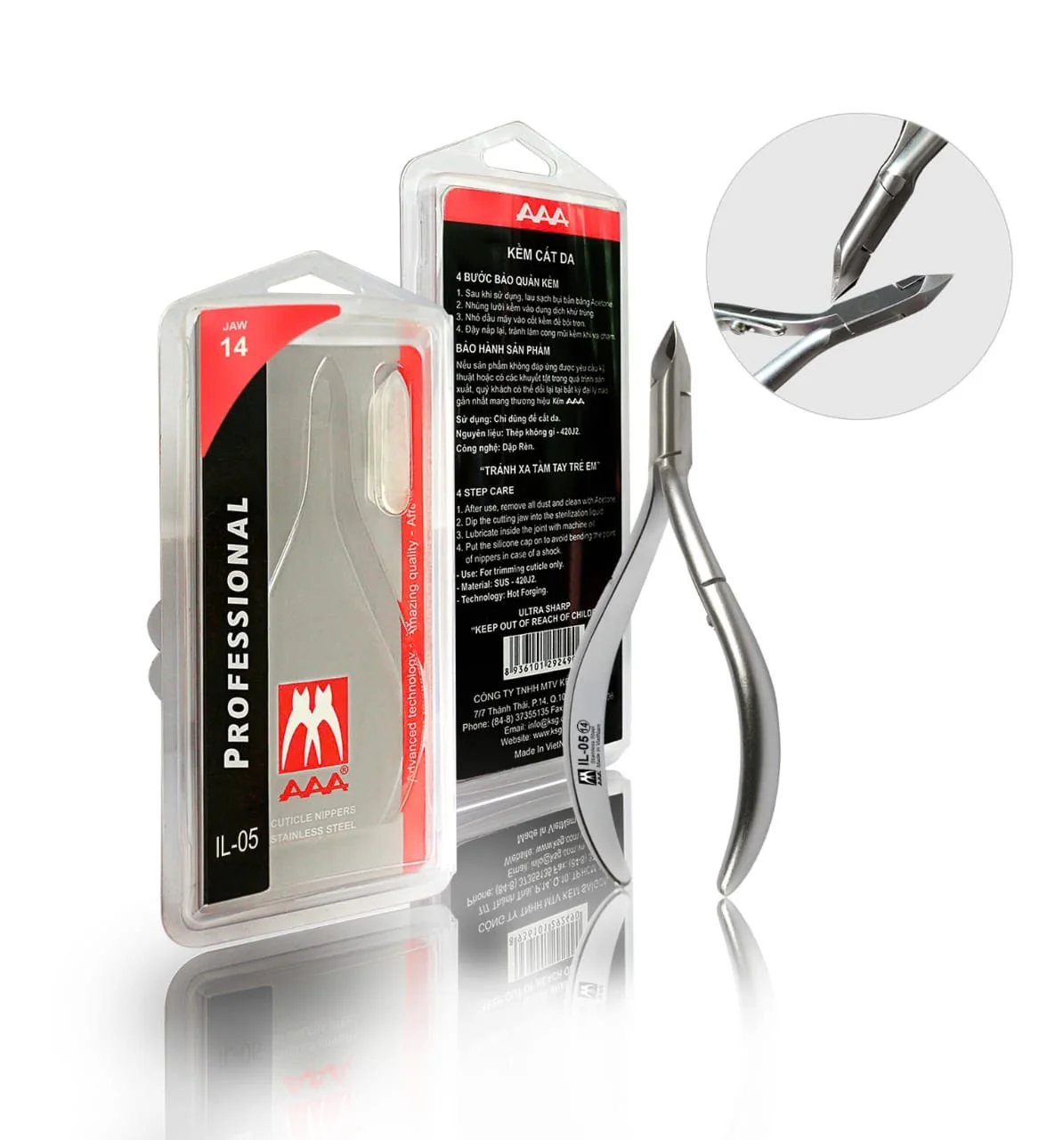 Cuticle Nipper IL-05 Jaw 14 Single - WS
