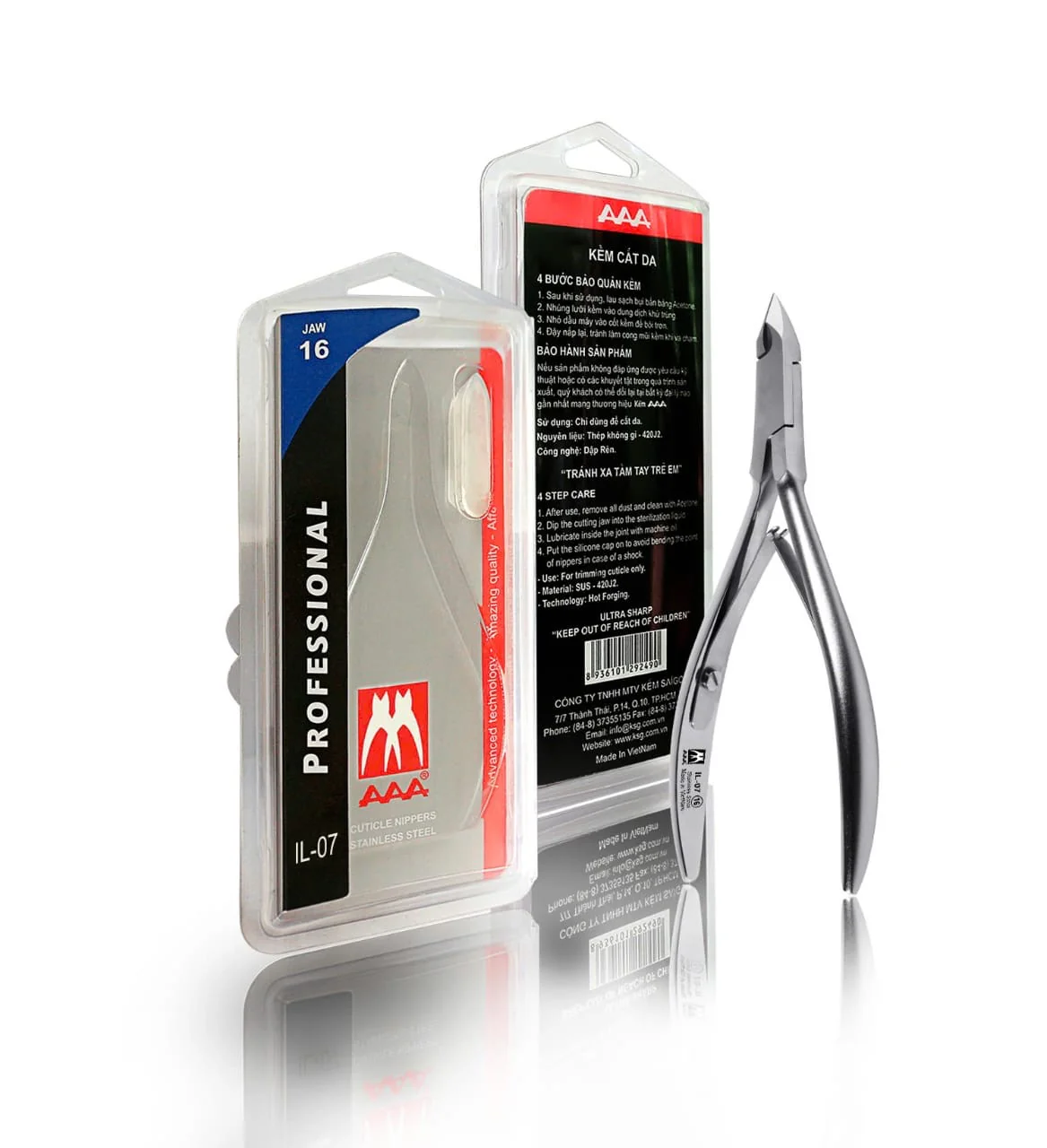 Cuticle Nipper IL-07 Jaw 16 Double - WS