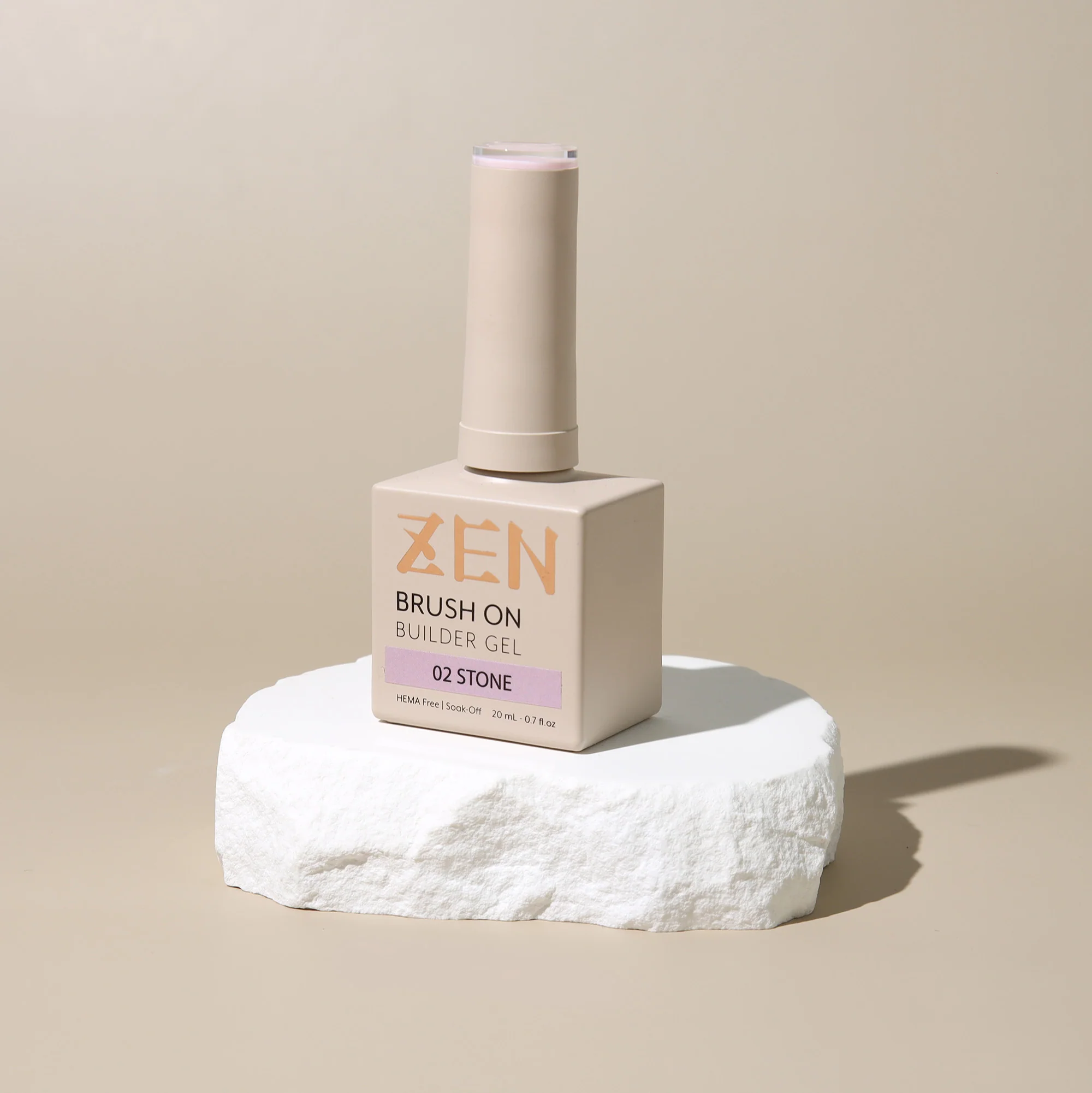 KaZEN Brush On Builder Gel - #02 Stone - WS