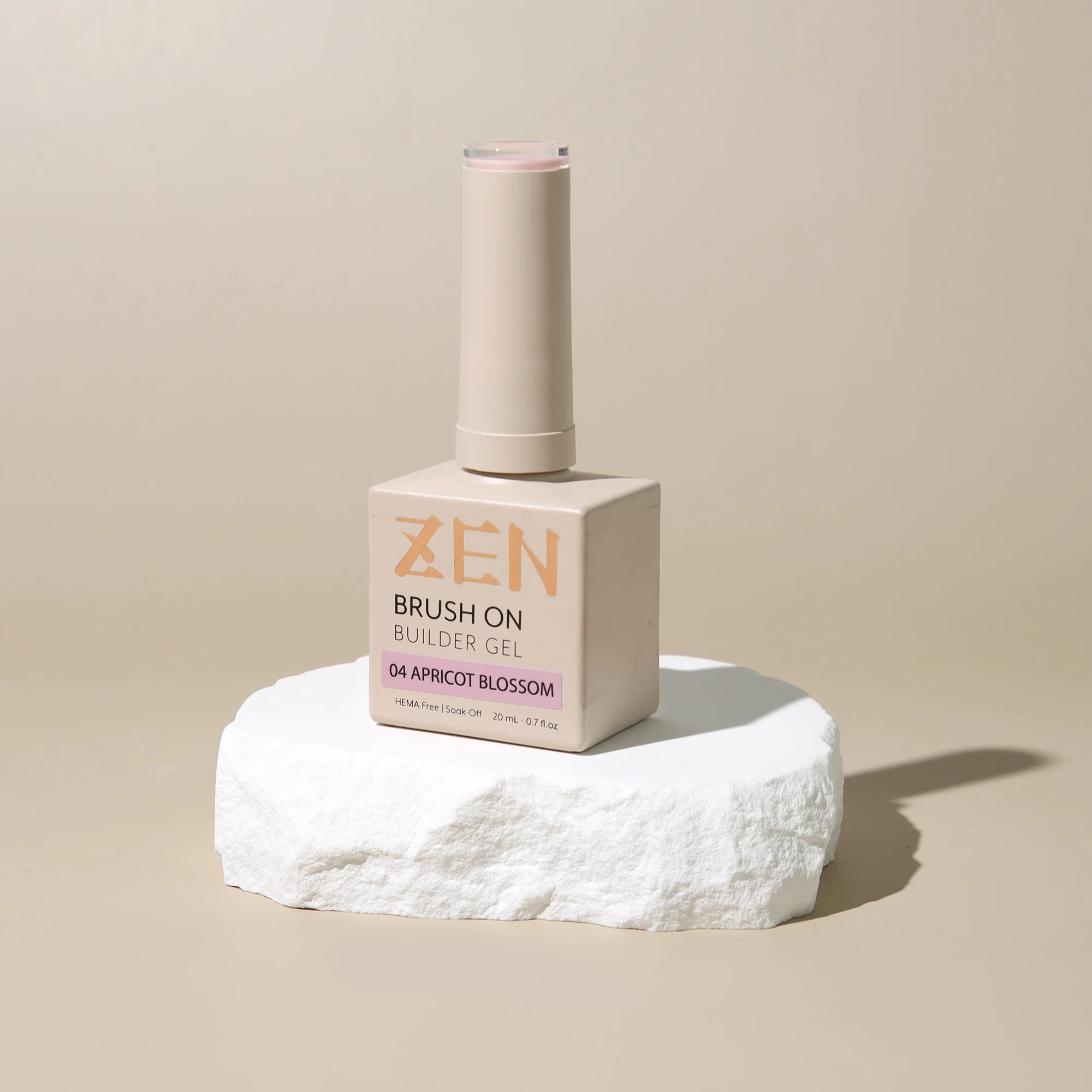 KaZEN Brush On Builder Gel - #04 Apricot Blossom - WS