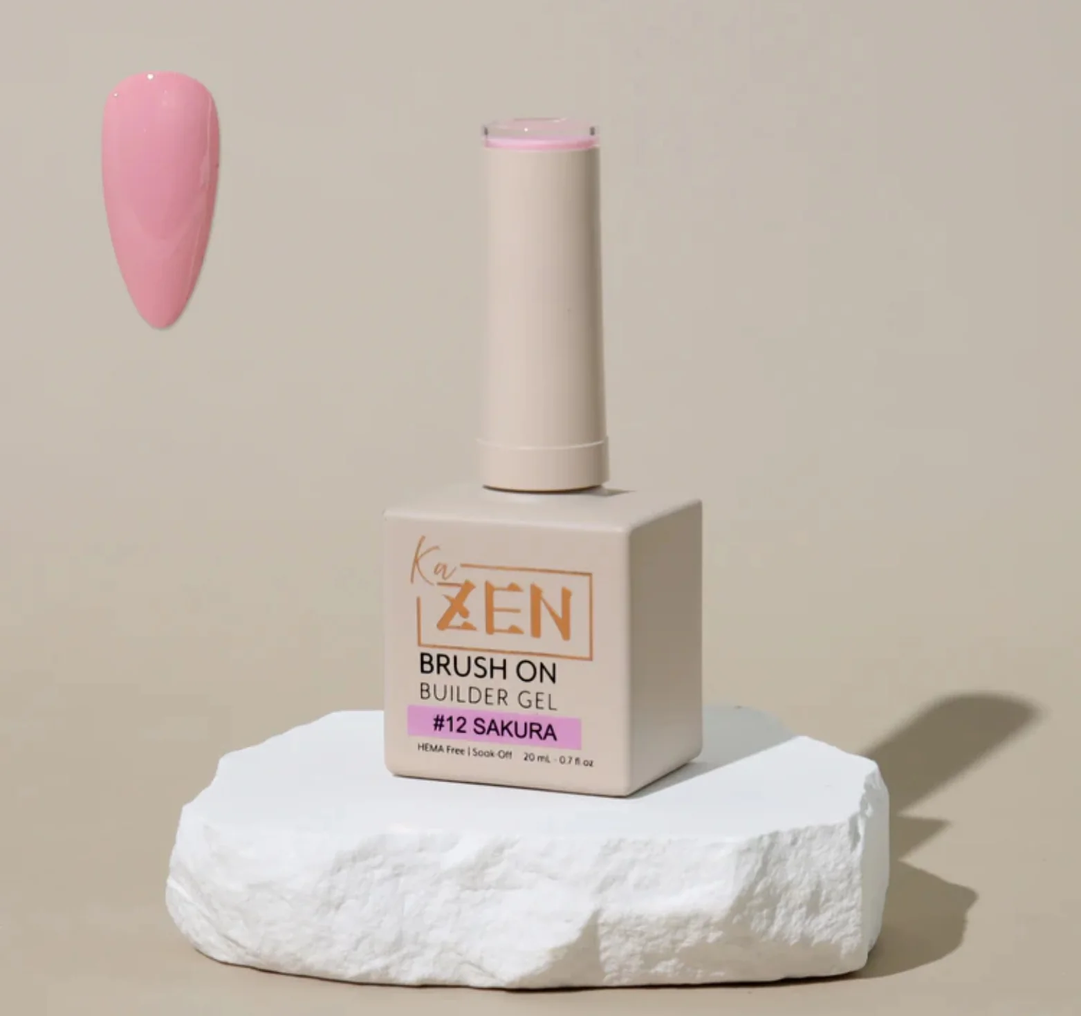 KaZEN Brush On Builder Gel - #12 Sakura - WS