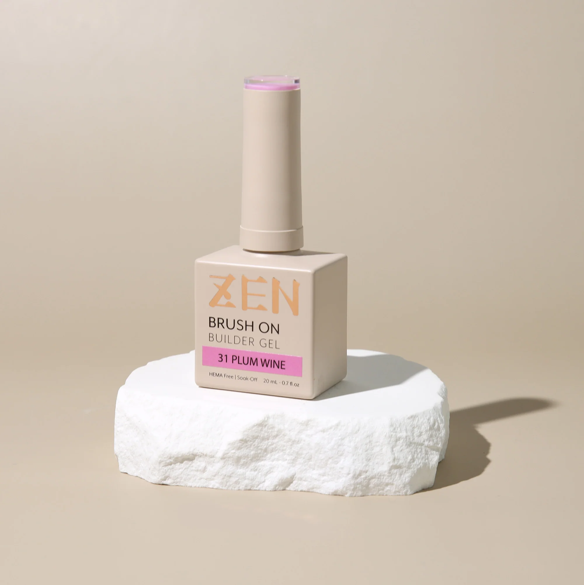 KaZEN Brush On Builder Gel - #31 Plum Wine - WS