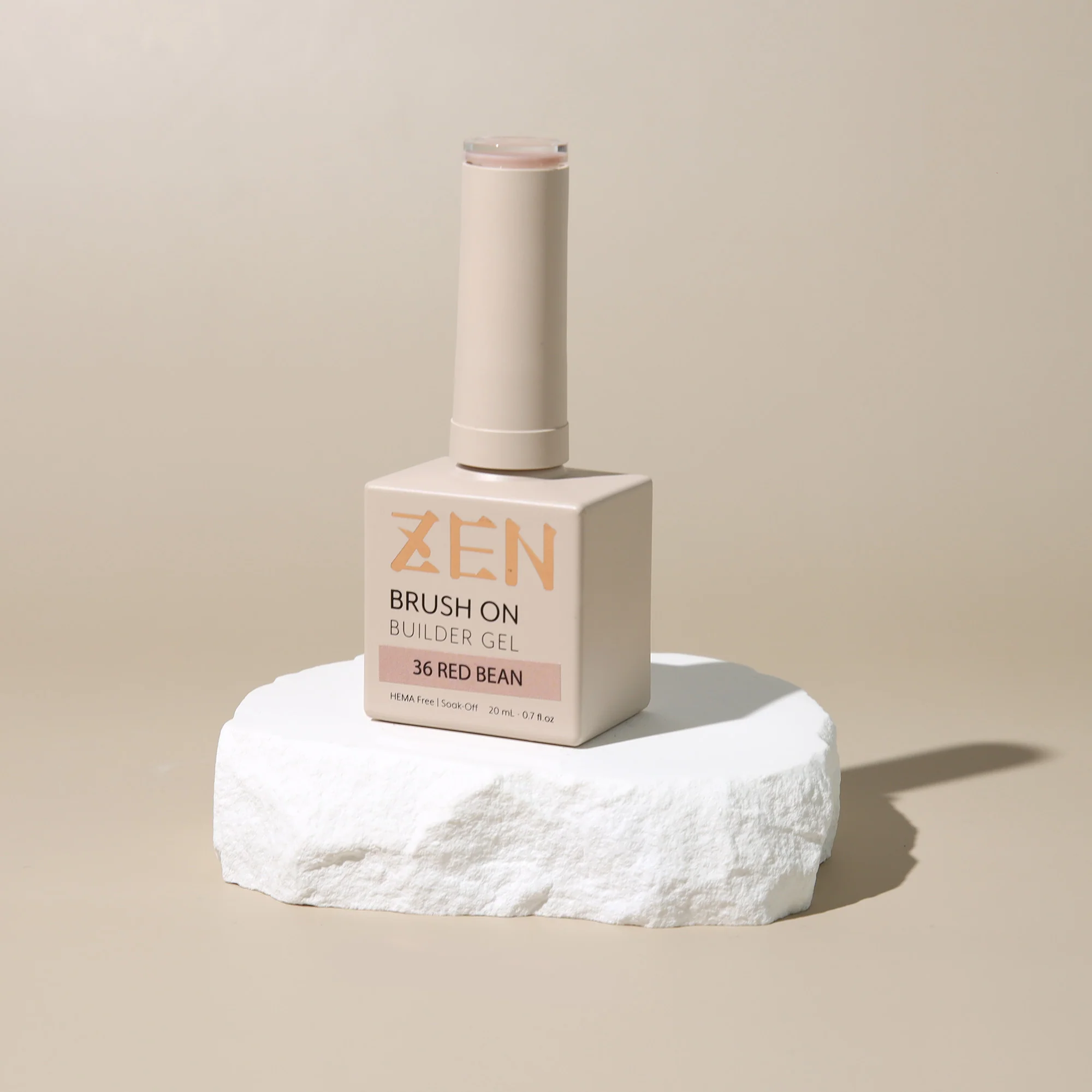 KaZEN Brush On Builder Gel - #36 Red Bean