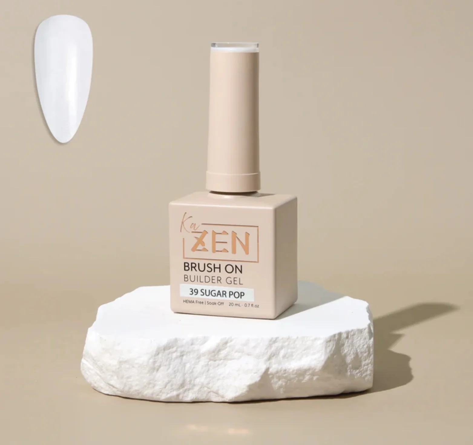 KaZen Brush On Builder Gel - #39 Sugar Pop