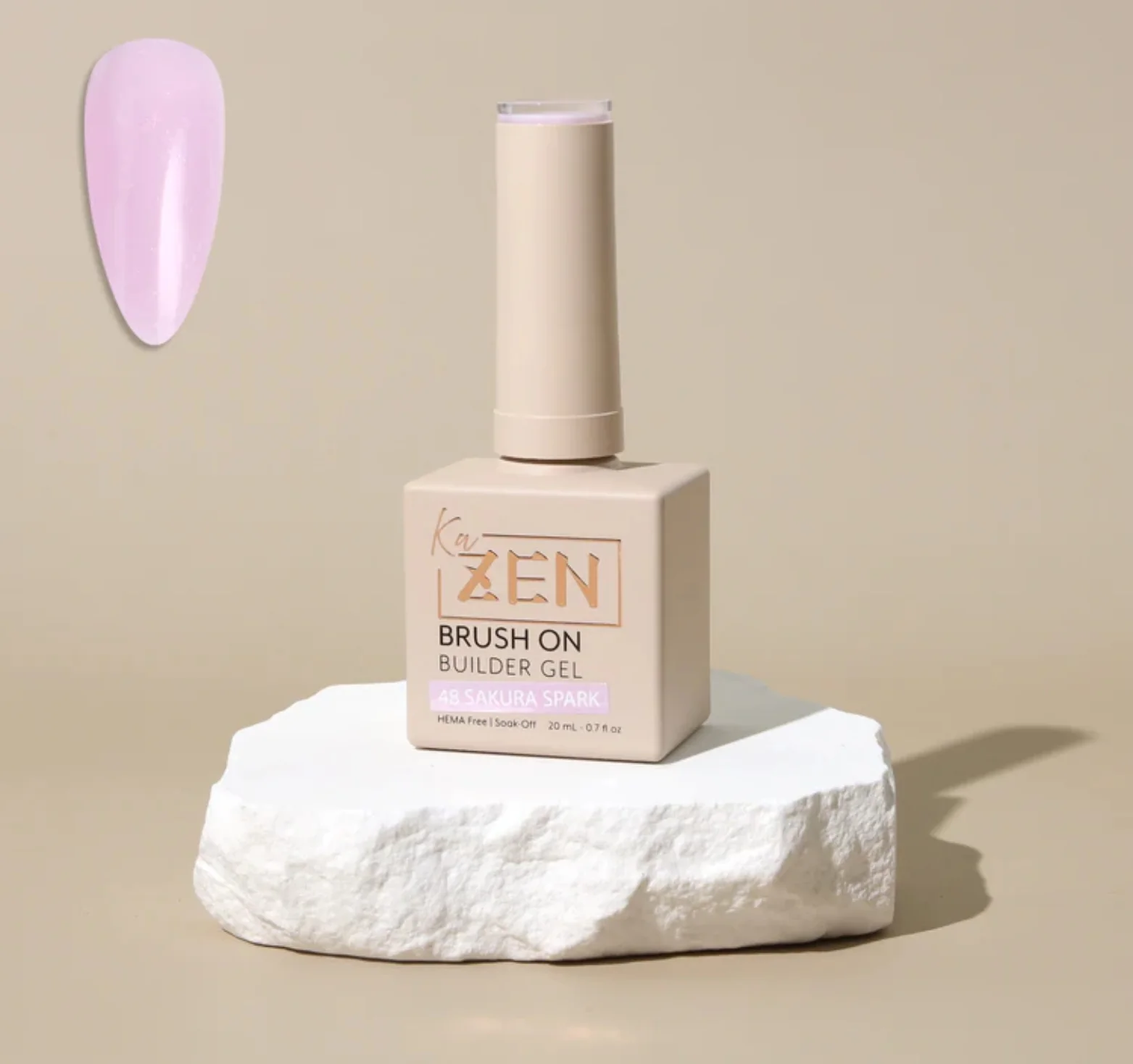 KaZen Brush On Builder Gel - #48 Sakura Spank