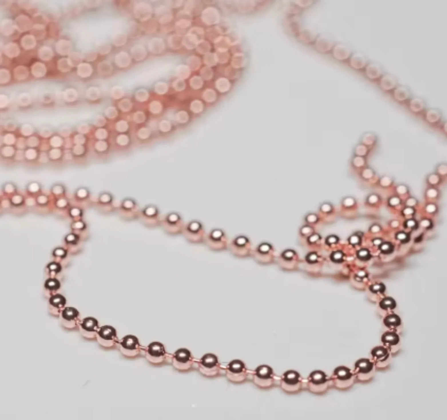 Nail Chain Caviar Beads - 1m - WS
