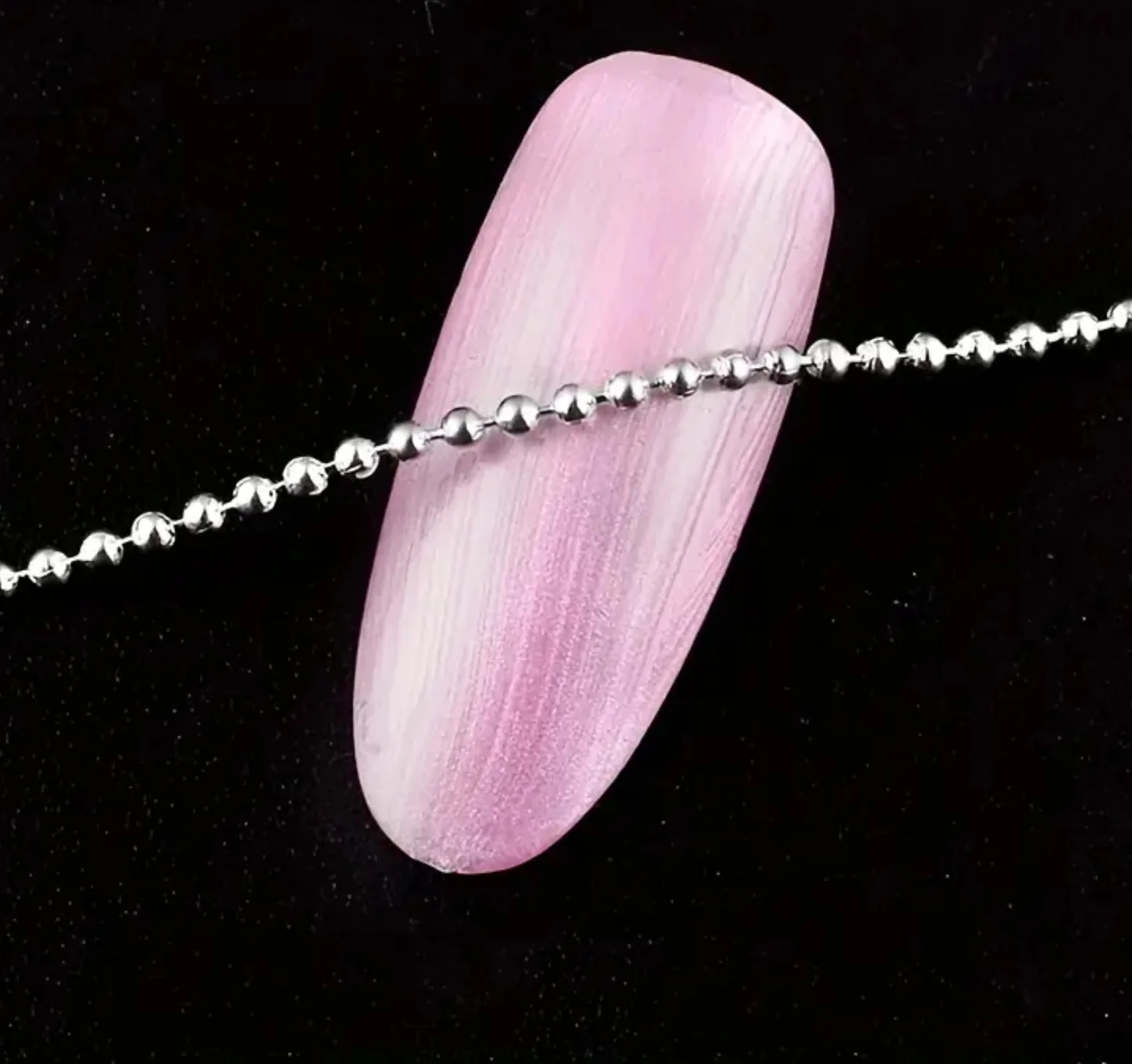 Nail Chain Caviar Beads - 1m - WS