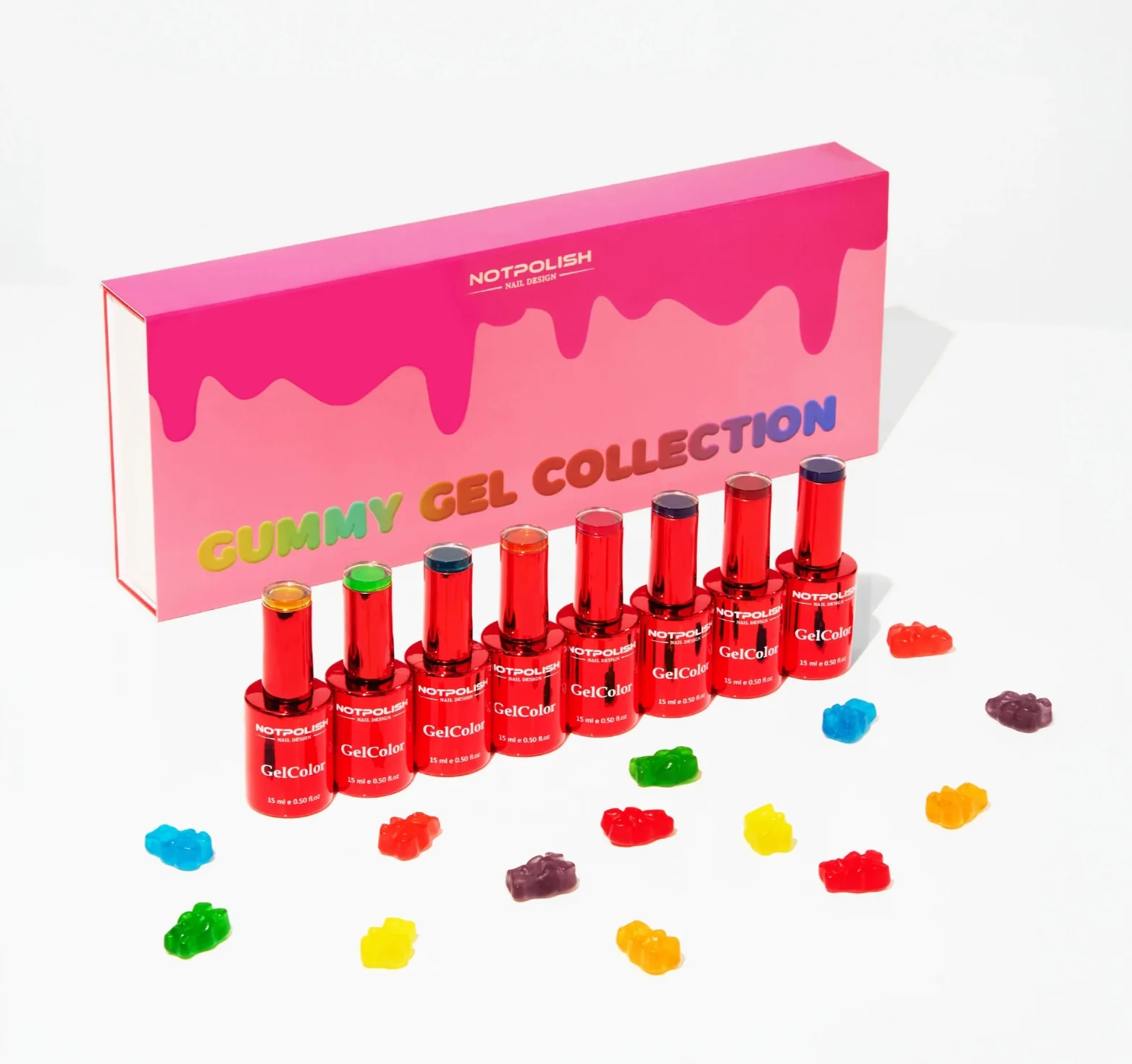 Gummy Gel Collection 8 Colors - WS