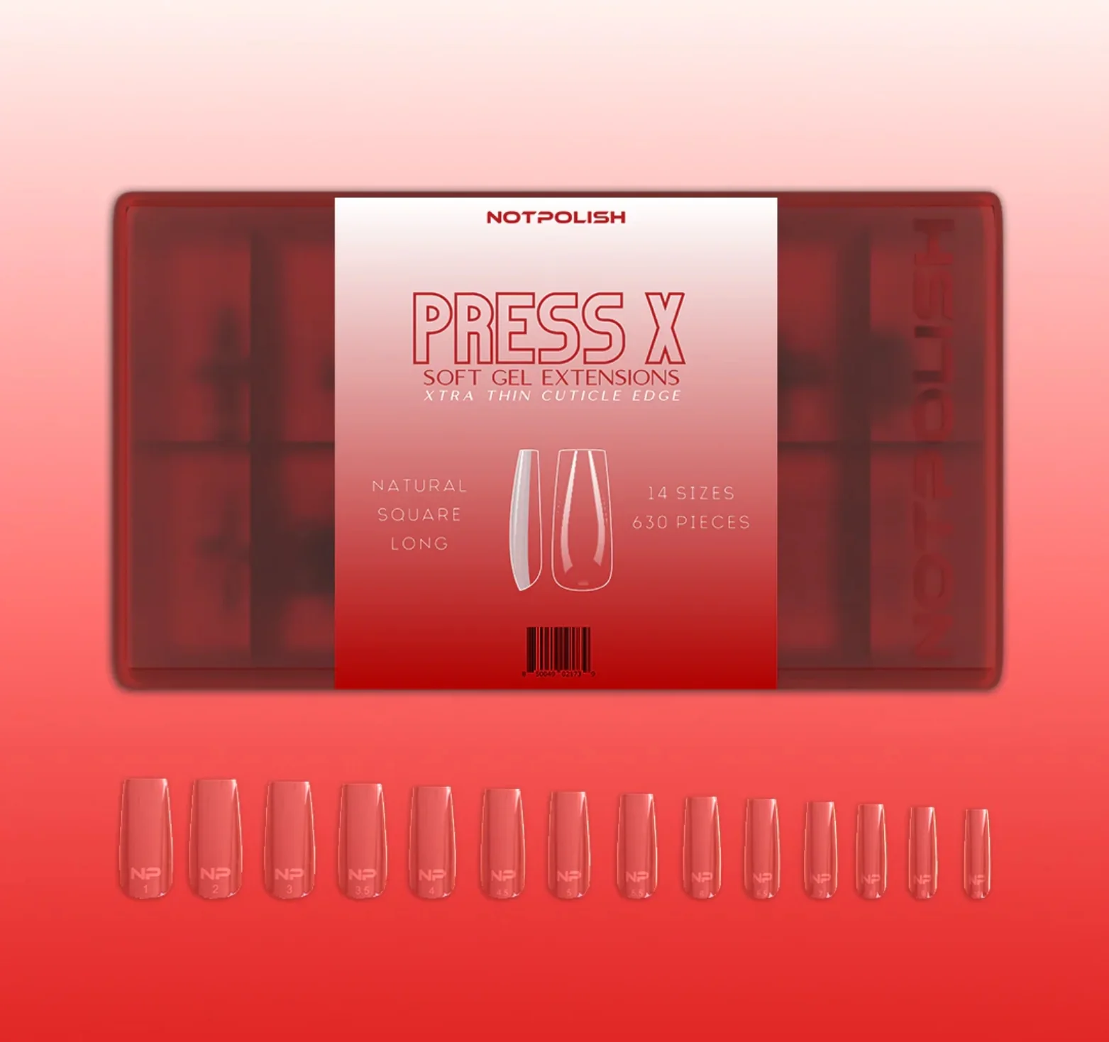 Press X - Natural Square Long