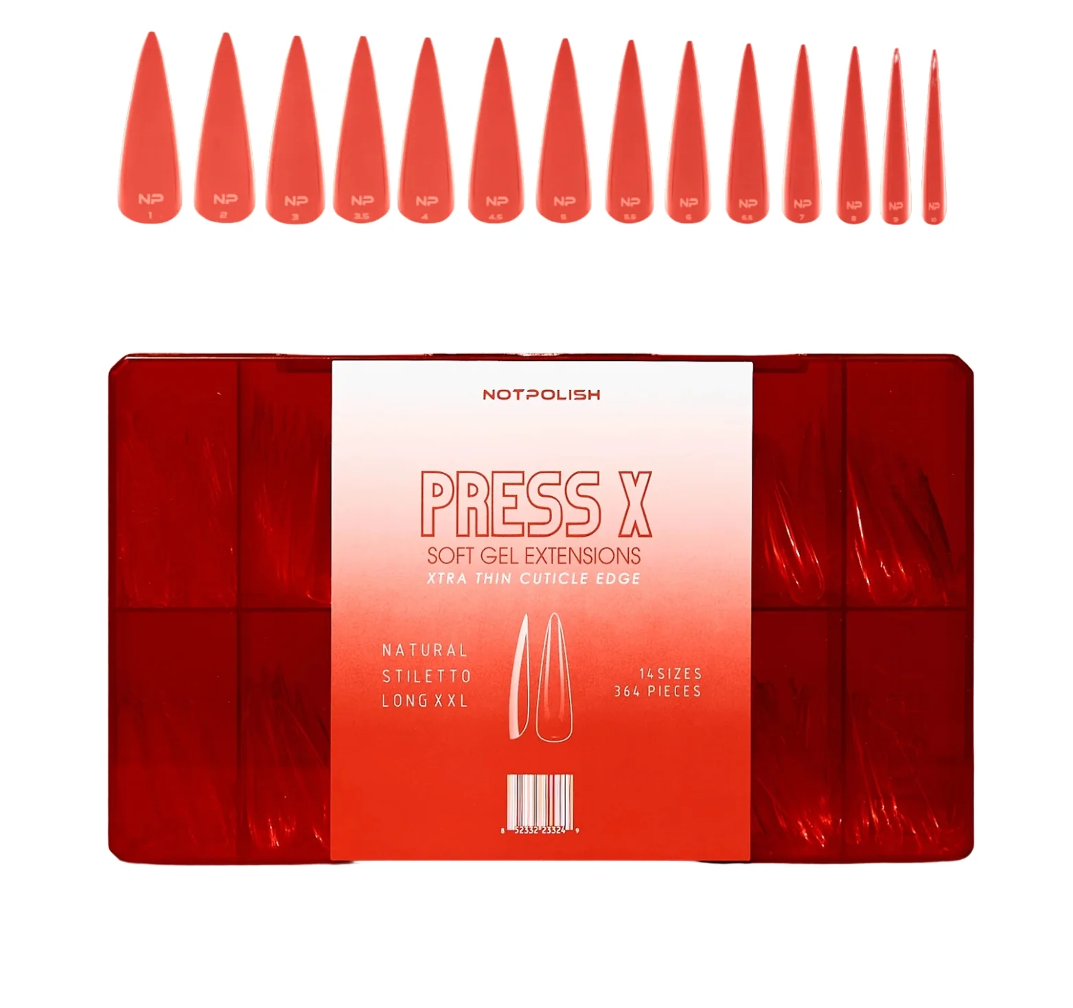 Press X - Natural Stiletto XX-Long - WS