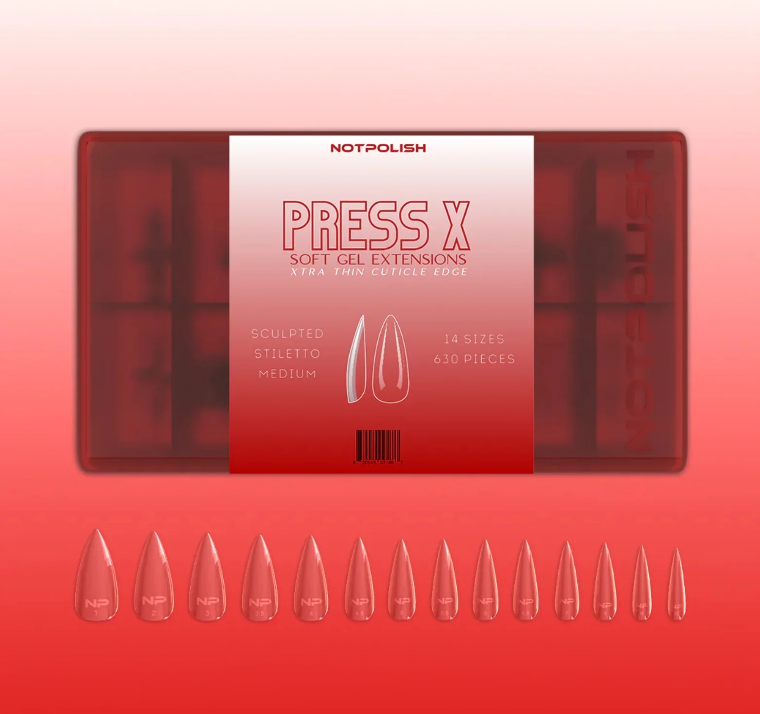 Press X - Sculpted Stiletto Medium - WS