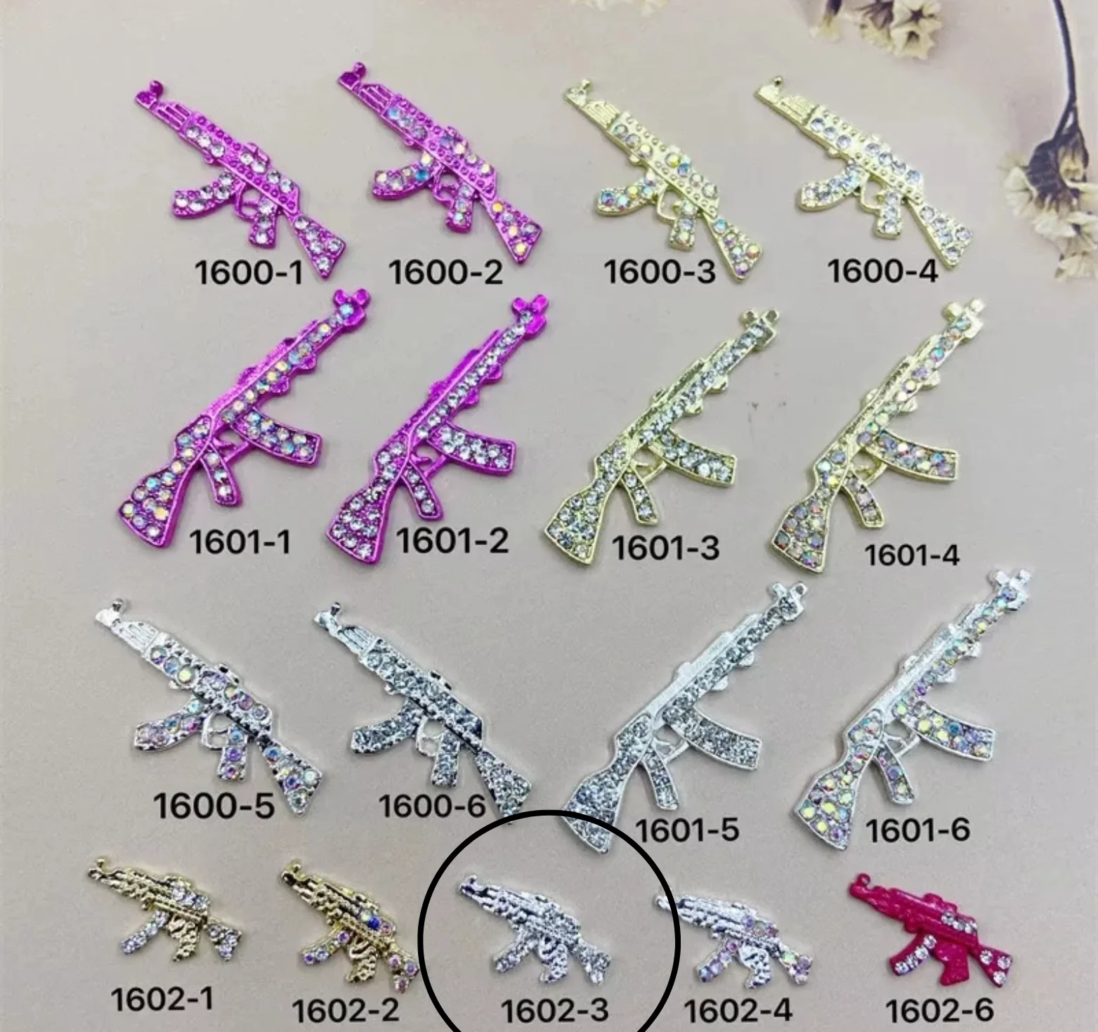 Mini Gun Charms - WS