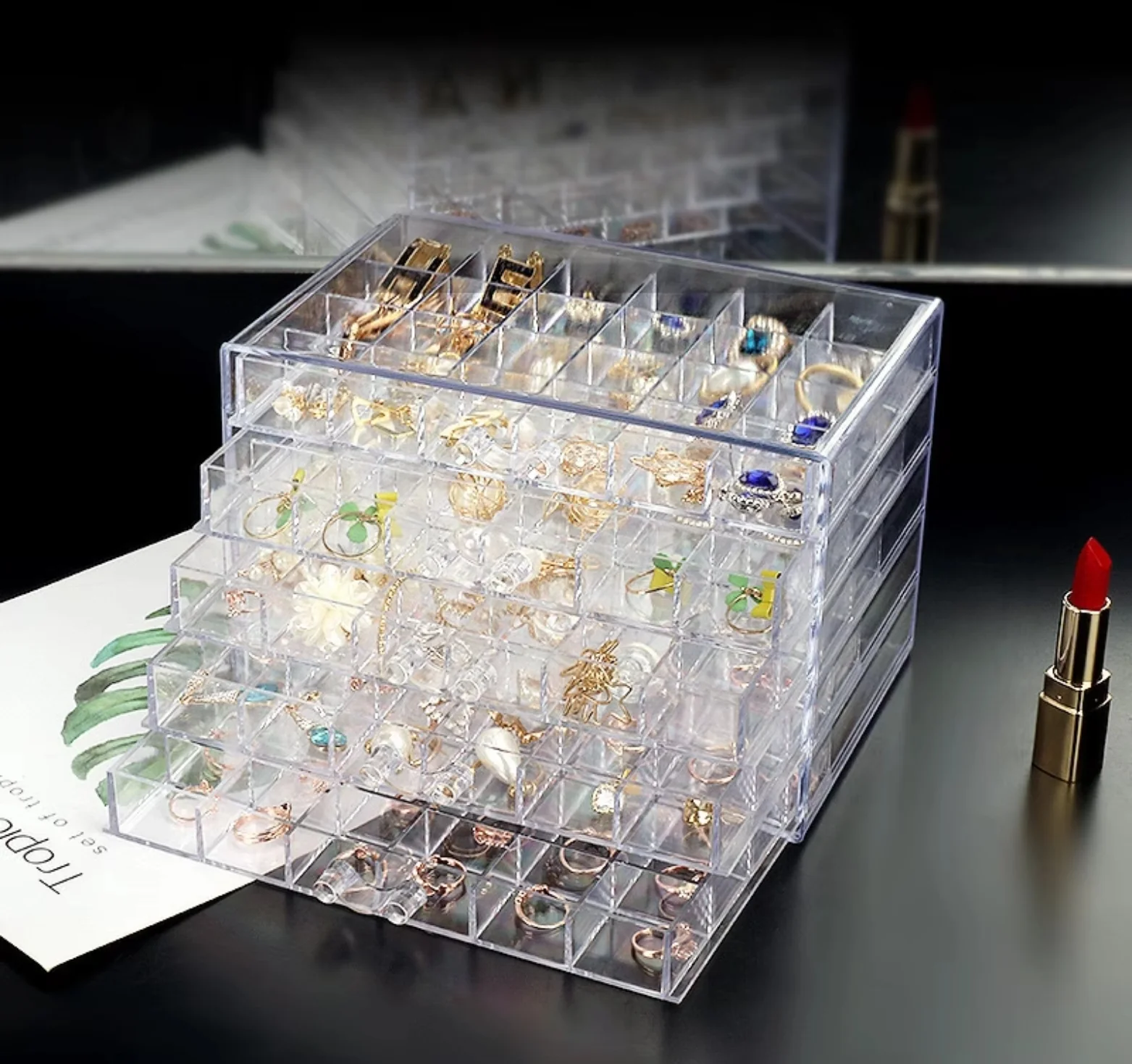 Nail Charms Box 8``x5.5``x5.7`` - WS