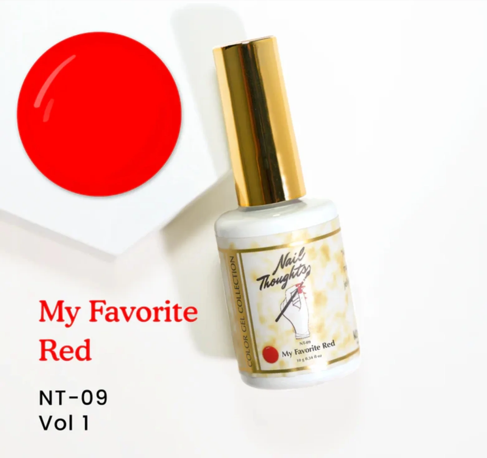 Nail Thoughts Gel Polish My Favorite Red