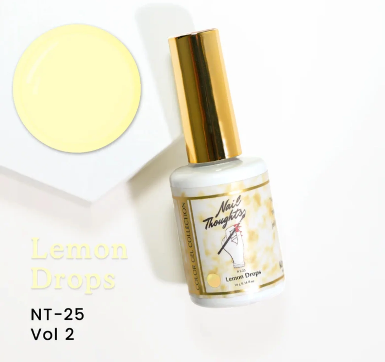 Nail Thoughts Gel Polish Lemon Drops