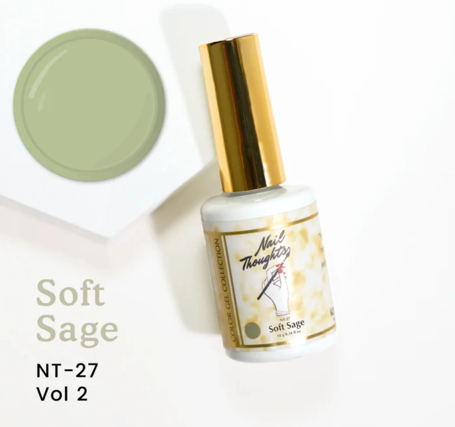 Nail Thoughts Gel Polish Soft Sage