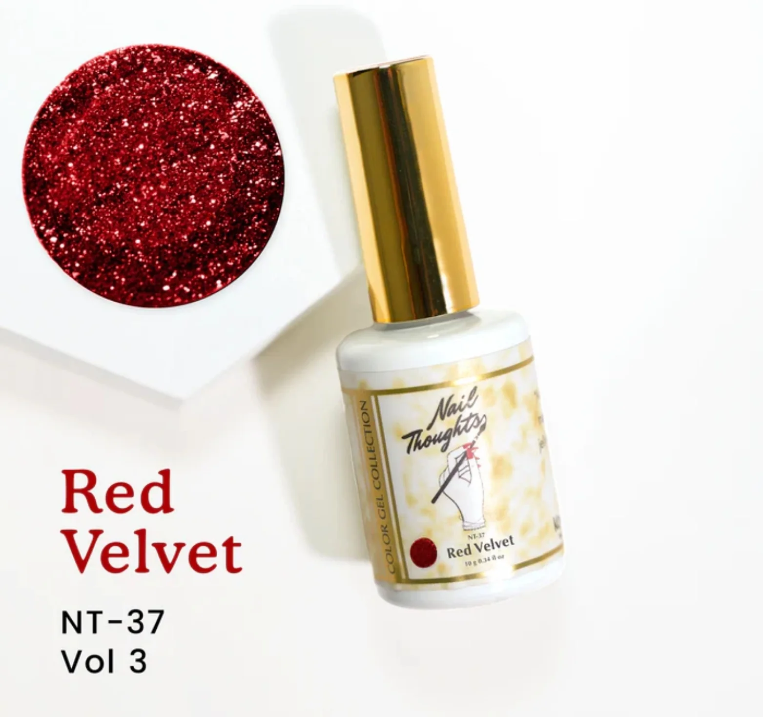 Nail Thoughts Gel Polish Red Velvet
