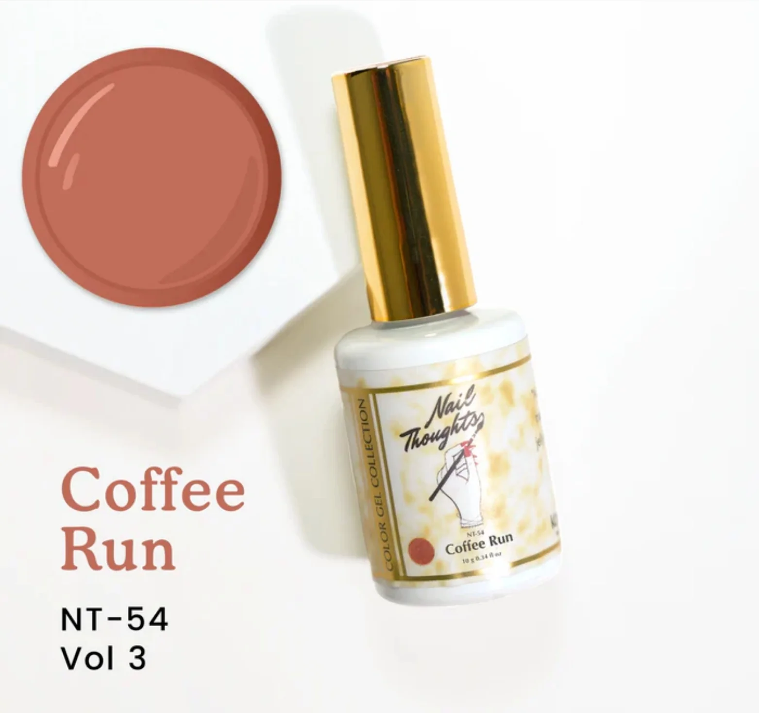 Nail Thoughts Gel Polish Coffee Run - WS
