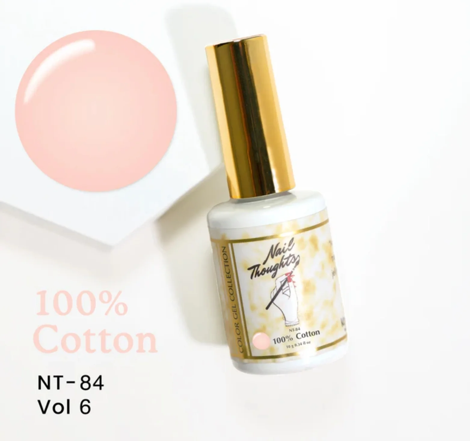 Nail Thoughts Gel Polish 100% Cotton - WS