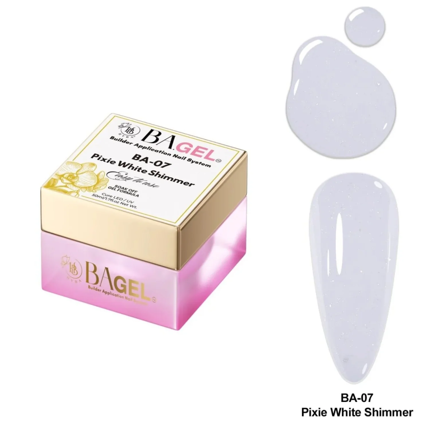 BaGel - BA07 Pixie White Shimmer