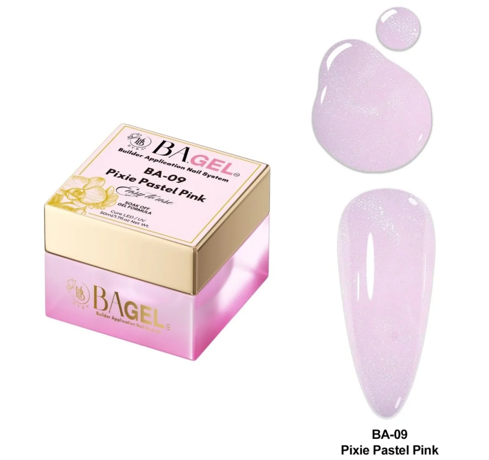 BaGel - BA09 Pixie Pastel Pink - WS