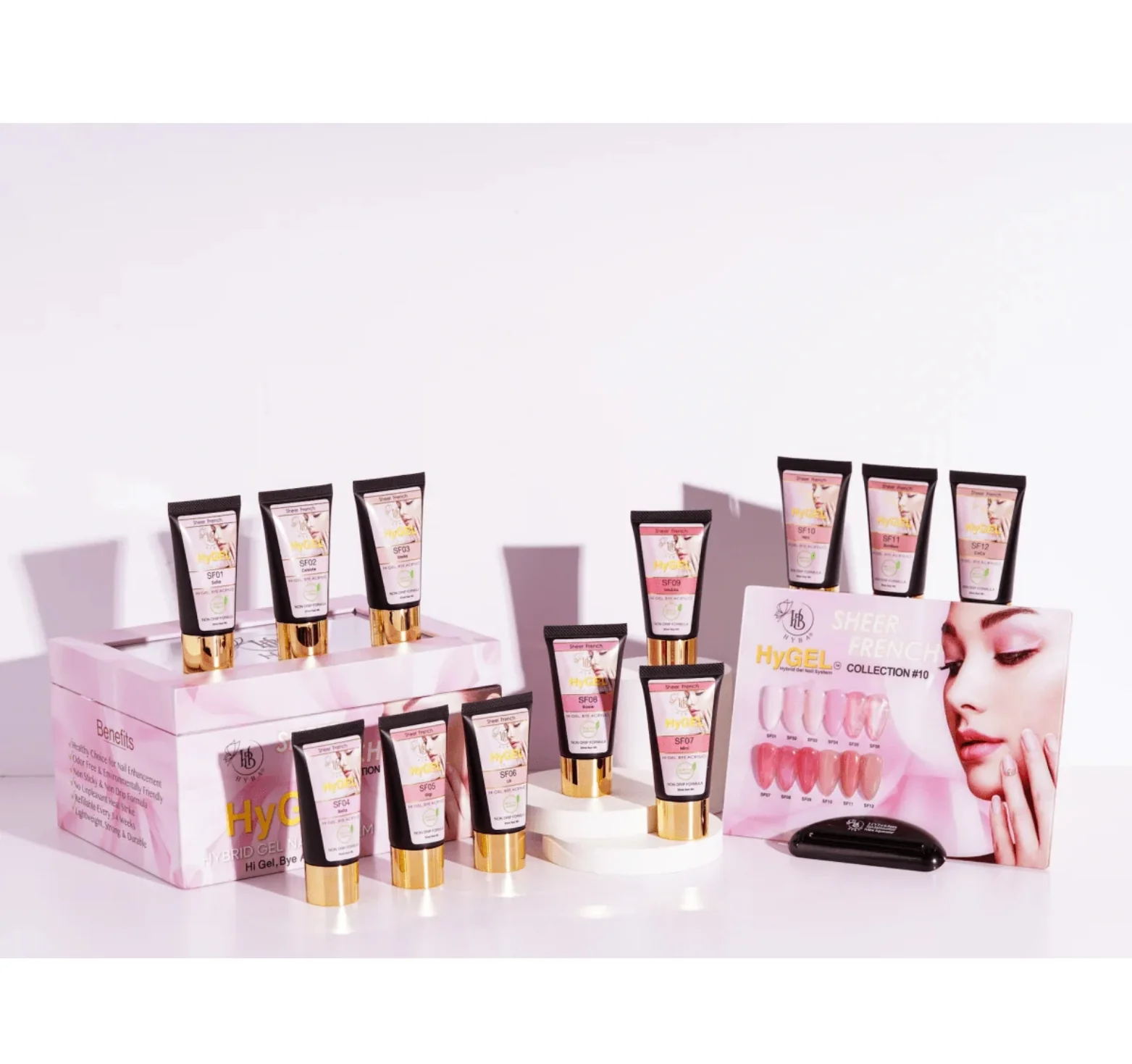 HyGel - #10 Sheer French Collection 12 Colors