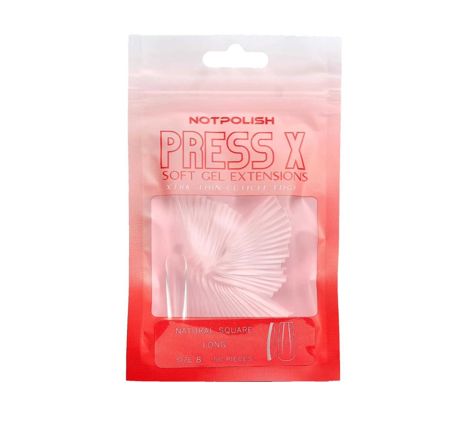 Press X - Natural Square Long #6.5