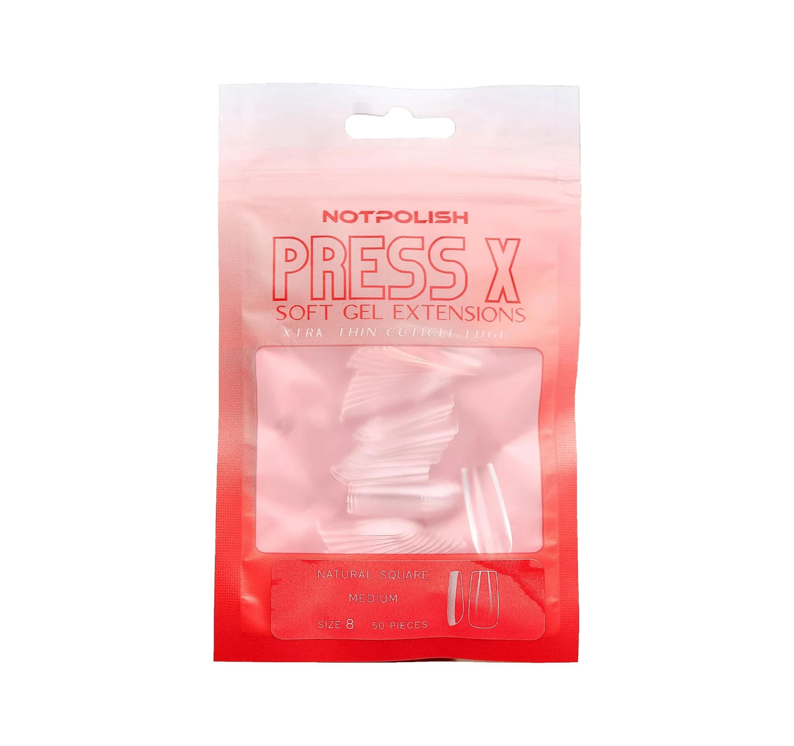 Press X - Natural Square Medium #3