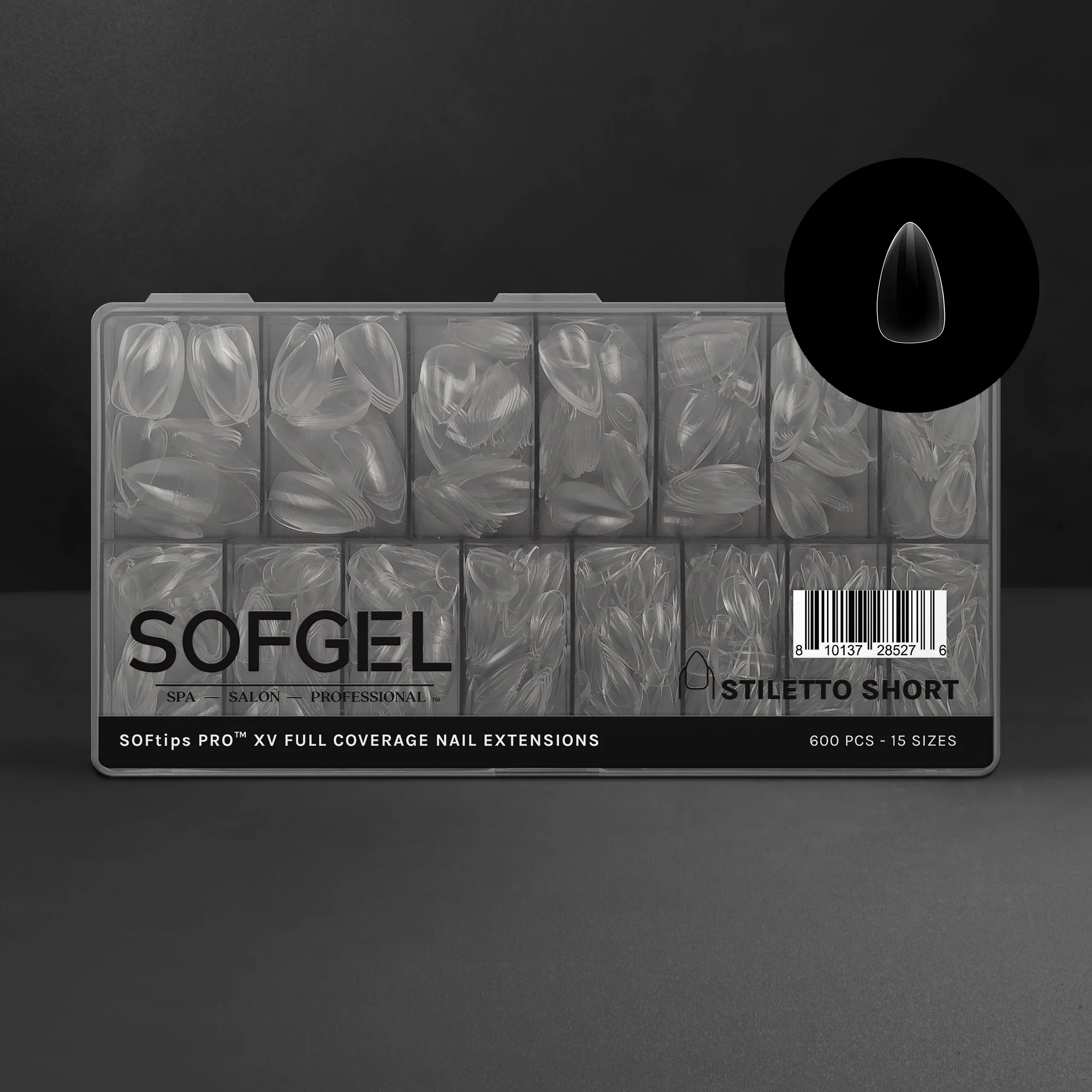 Gel-X Tips - XV Sculpted Stiletto Short