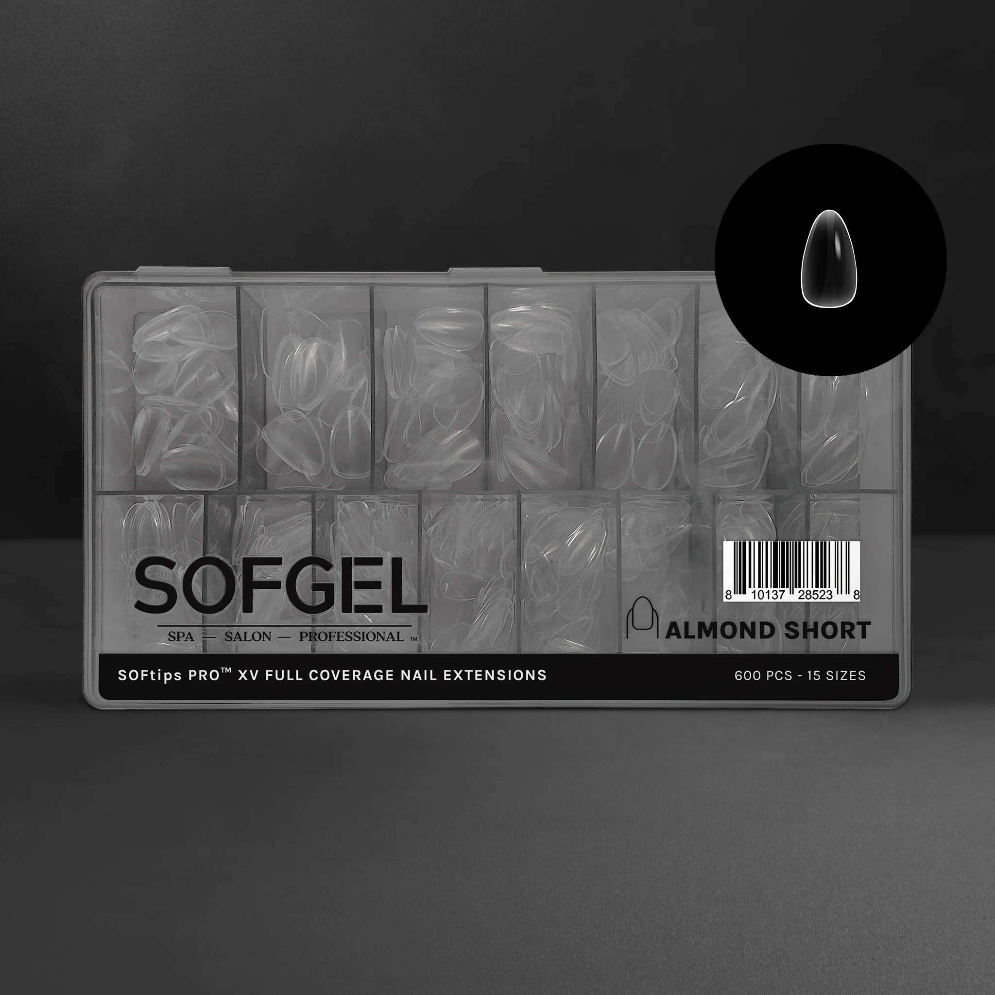 Gel-X Tips - XV Sculpted Almond Short