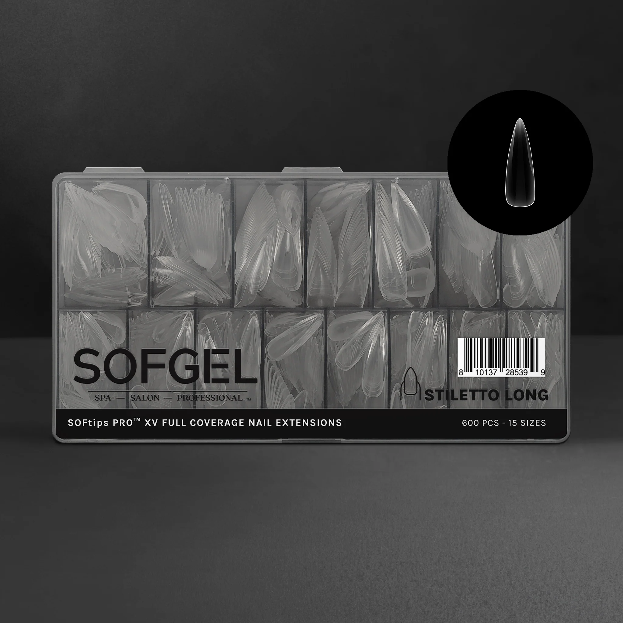 Gel-X Tips - XV Sculpted Stiletto Long - WS