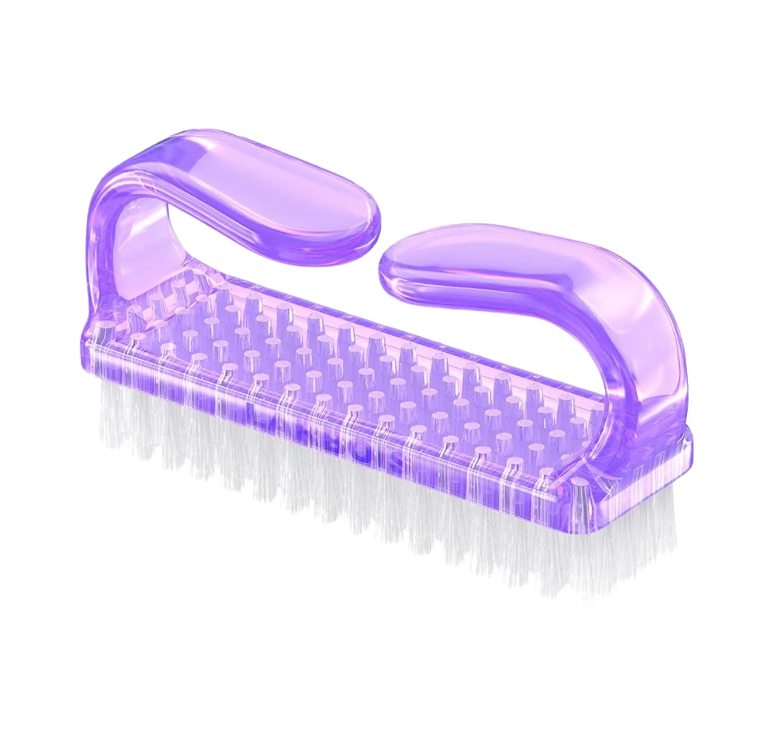 Manicure Brush Curved Handle - WS
