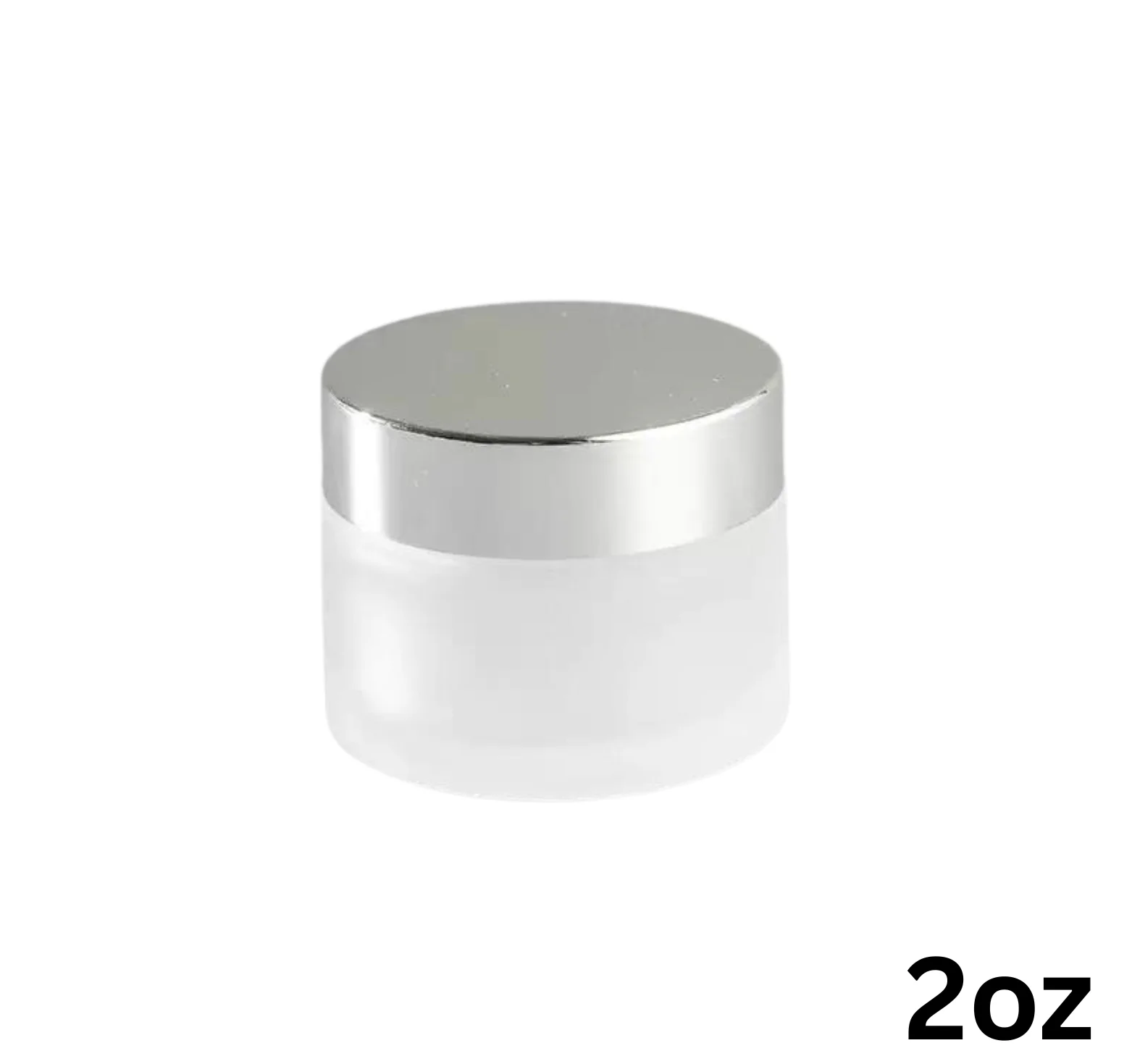 Liquid/Powder Frosted Glass Jar